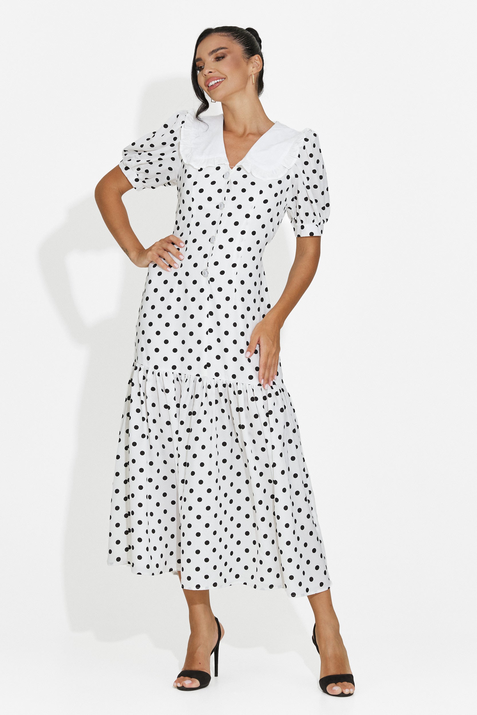 Rochie dama midi alba Anita Bogas