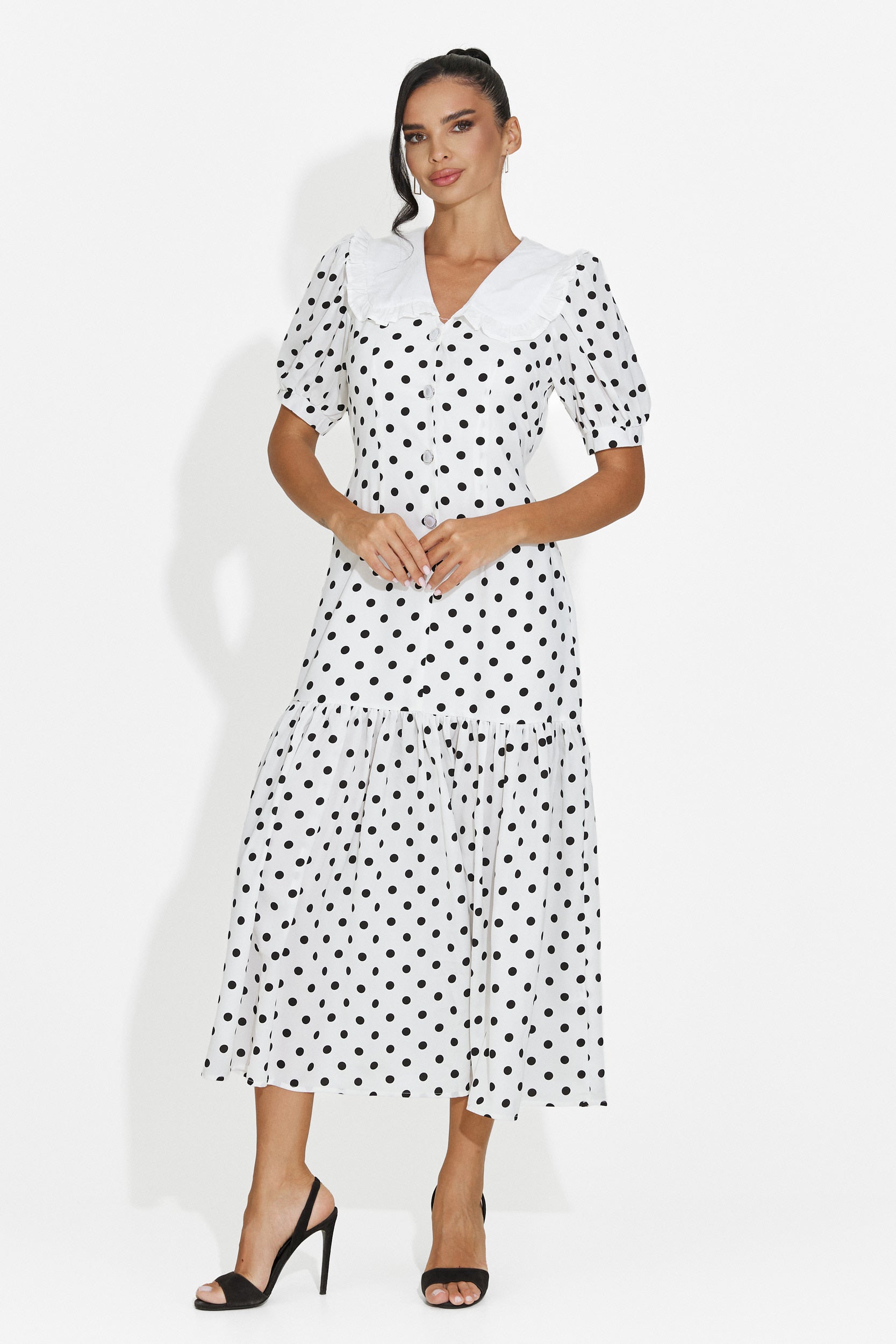 Rochie dama midi alba Anita Bogas