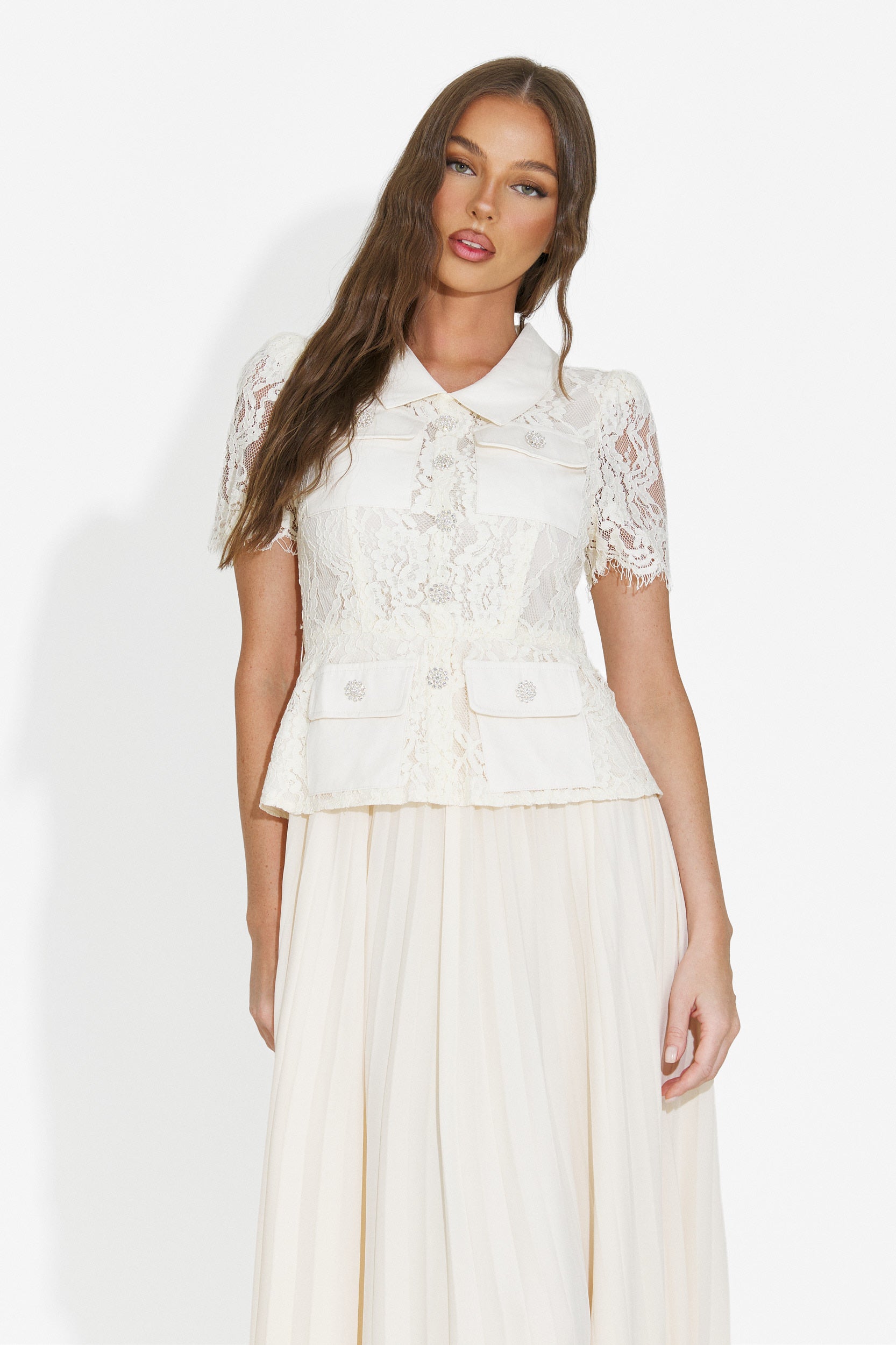 Rochie dama midi bej Sicosa Bogas