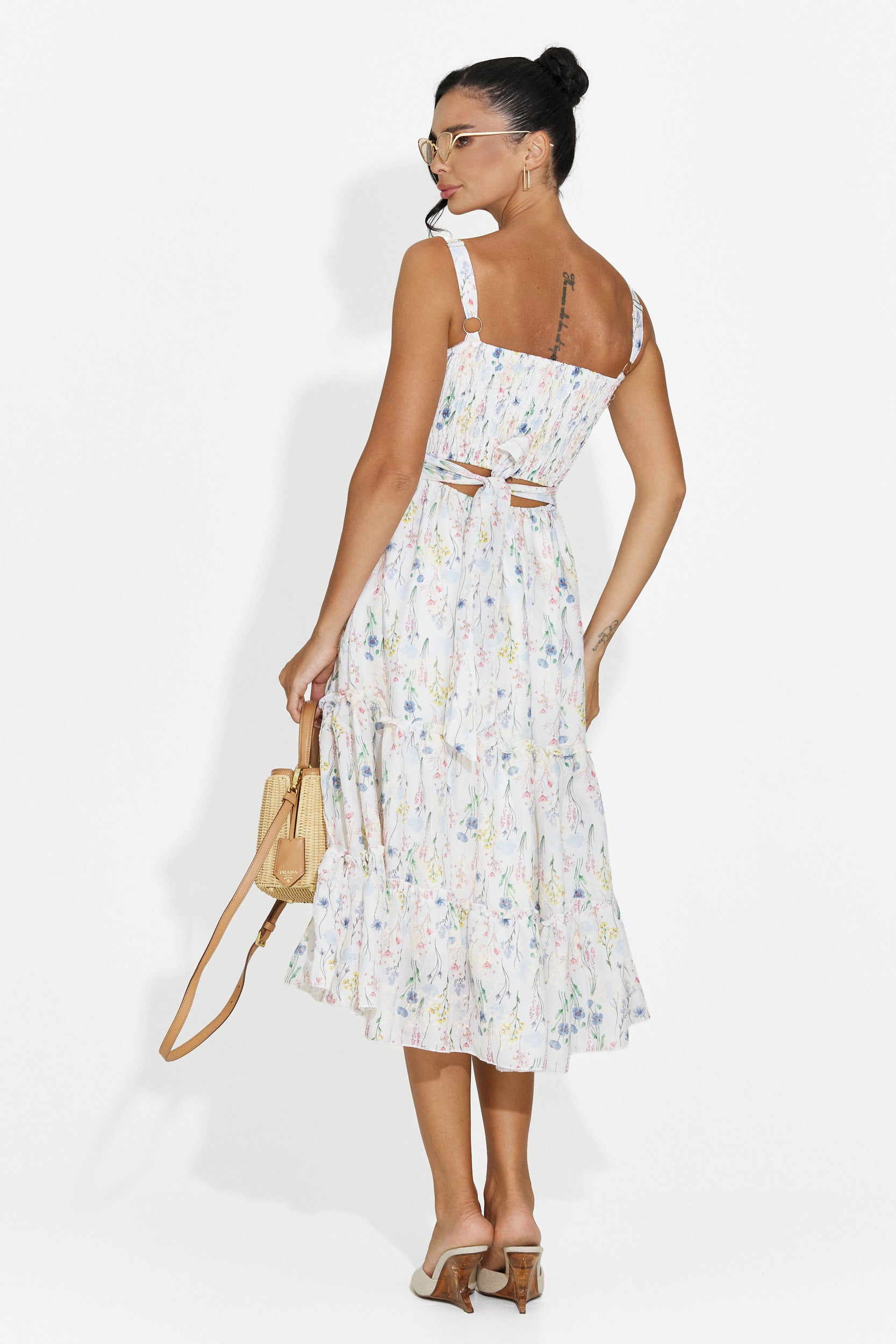 Rochie dama midi bleu Alisa Bogas