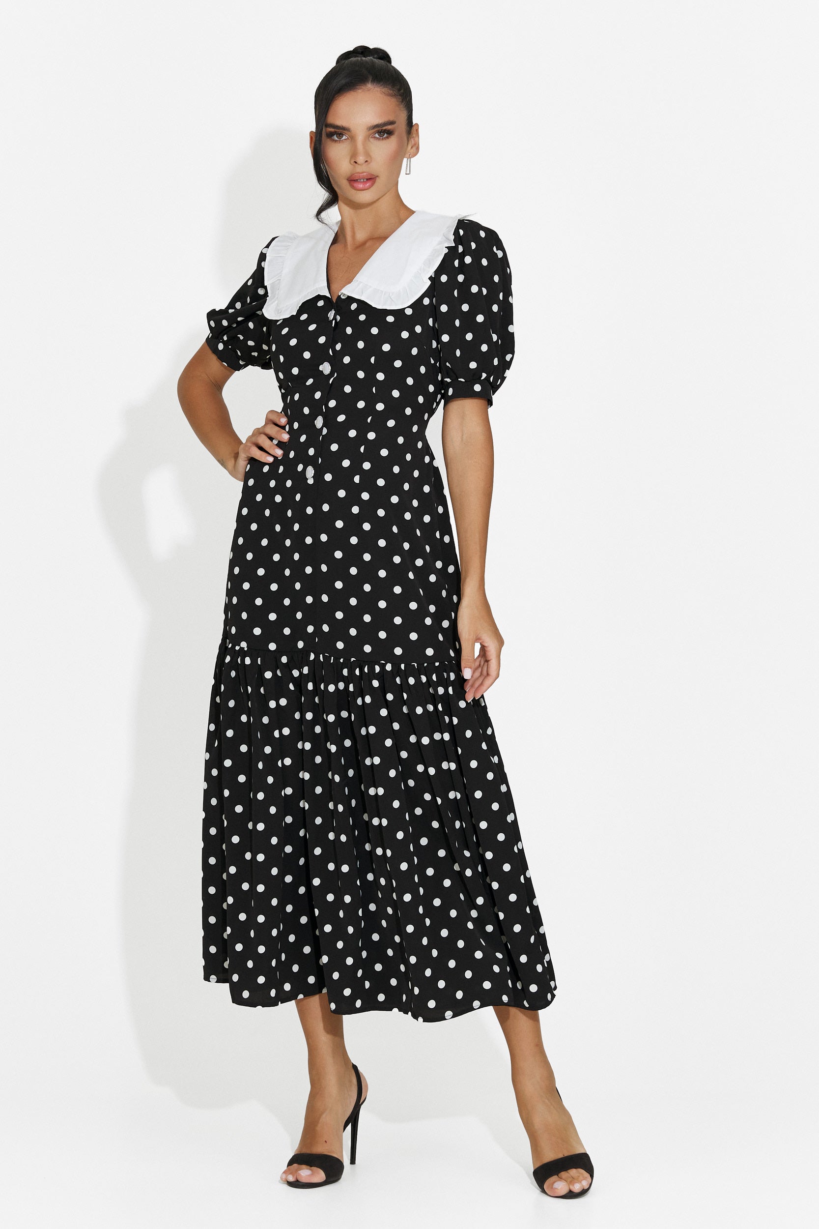 Rochie dama midi neagra Anita Bogas