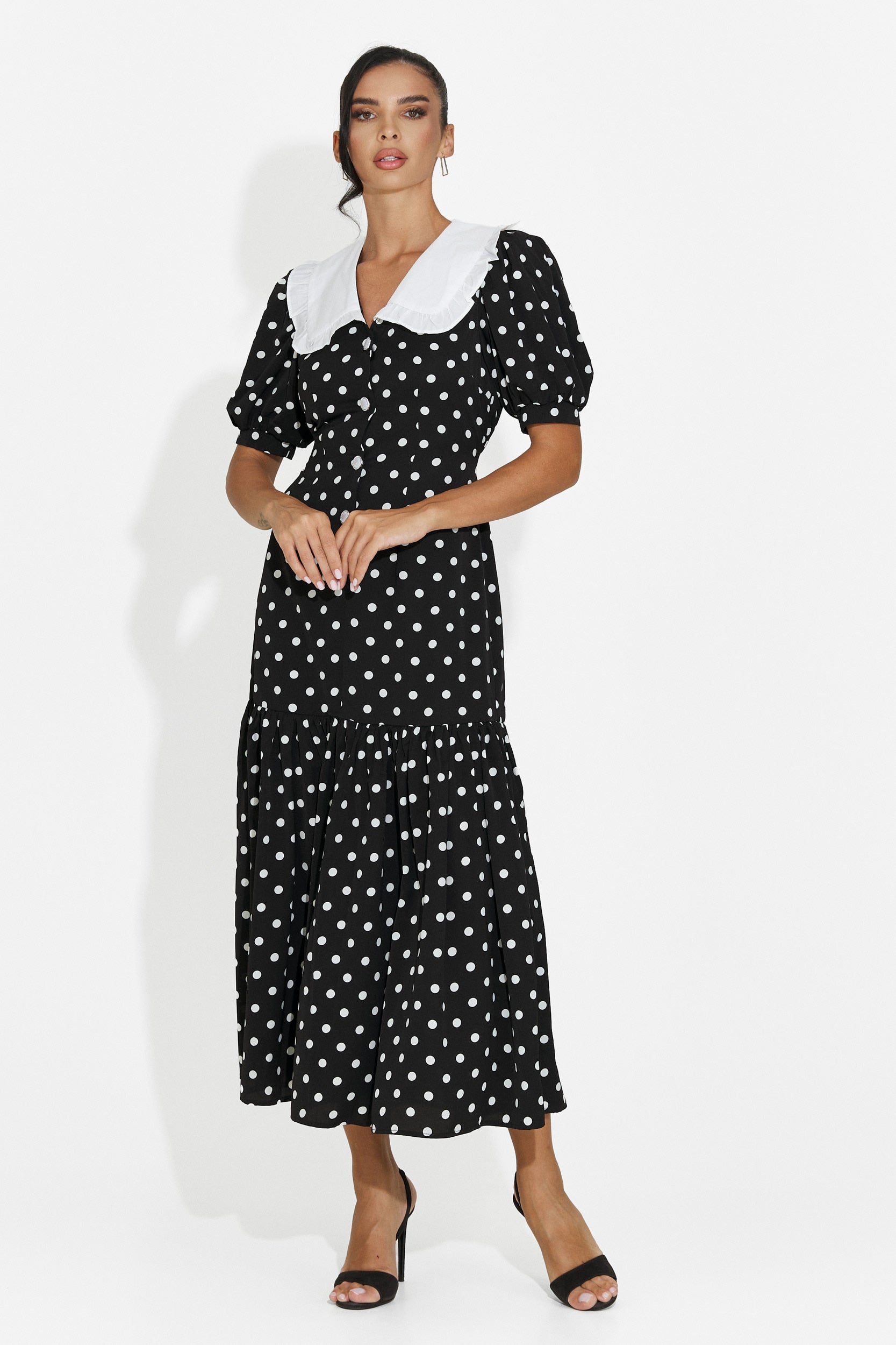 Rochie dama midi neagra Anita Bogas