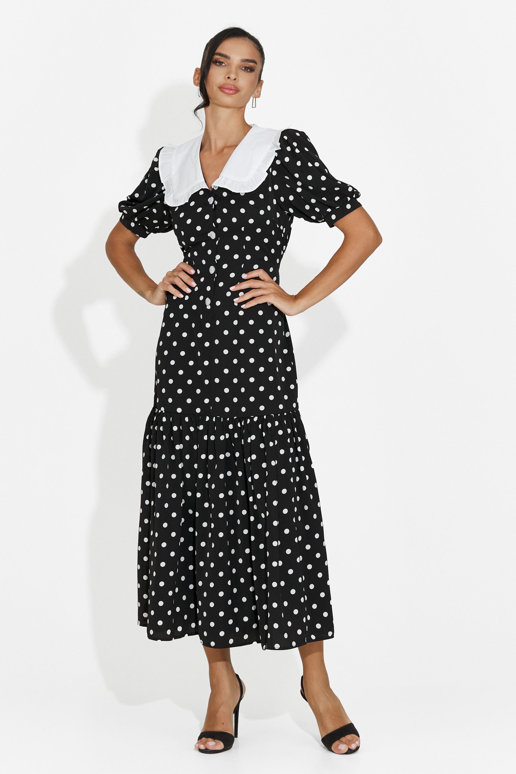 Rochie dama midi neagra Anita Bogas