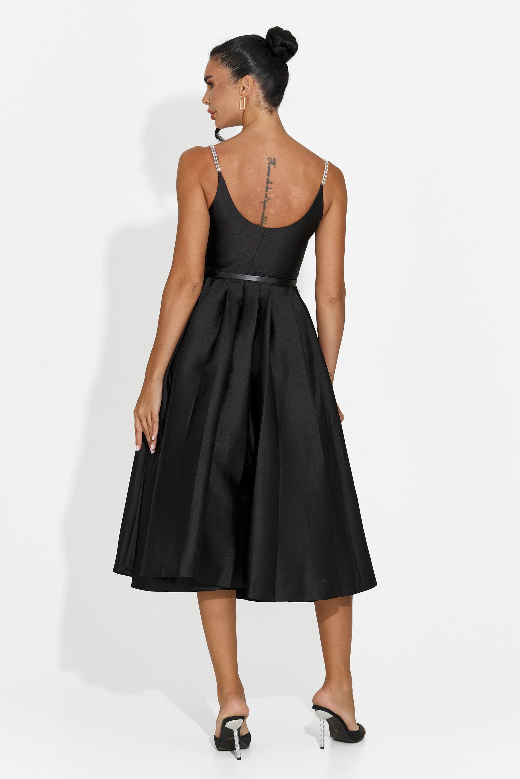 Rochie dama midi neagra Florinela Bogas