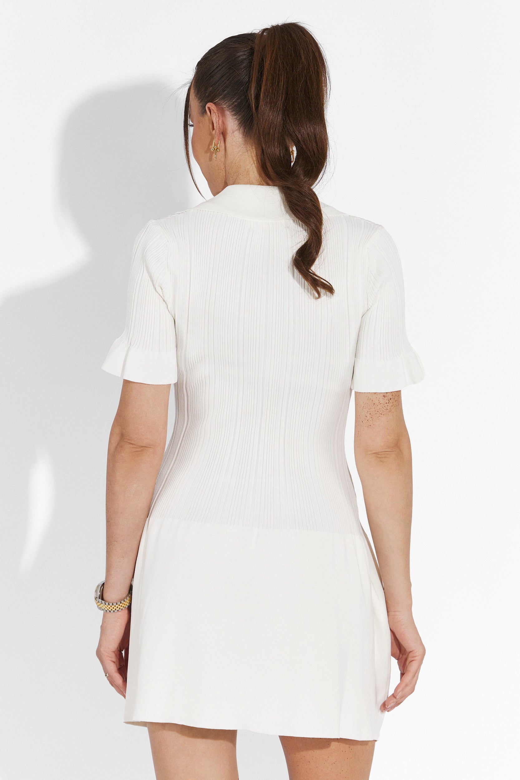 Disrup Bogas Short White Dress for Women