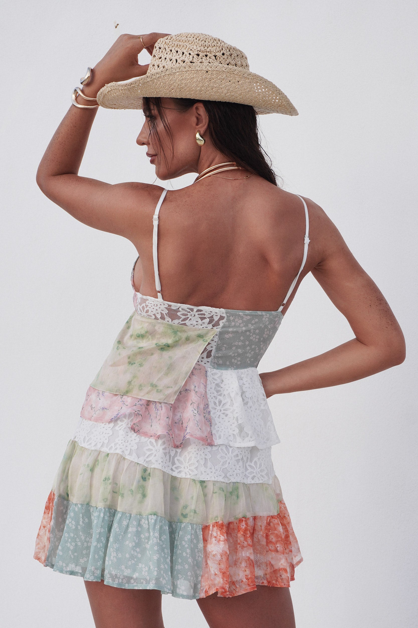 Bogas Ergela Short White Ladies Dress