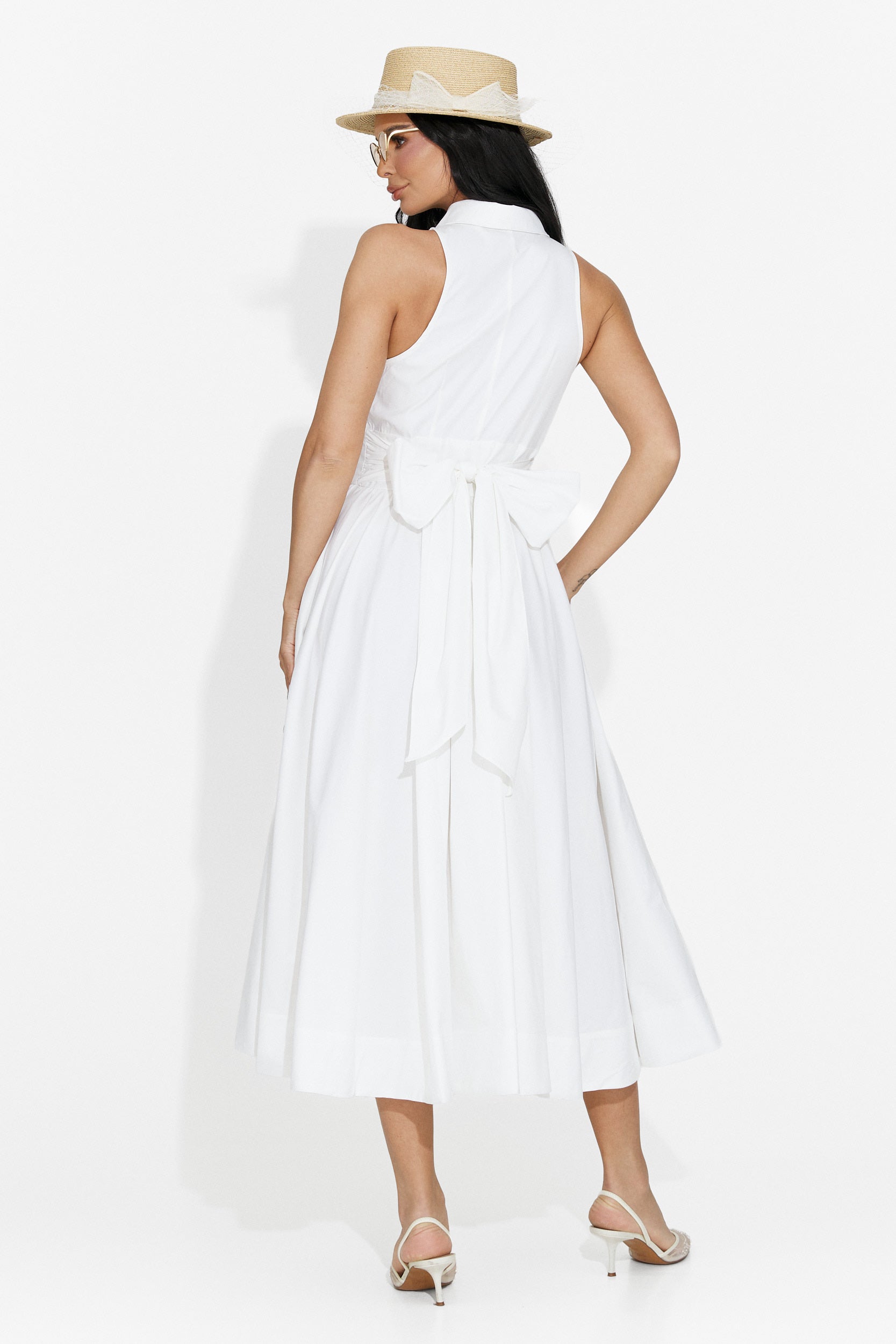 Rochie dama scurta alba Kimya Bogas