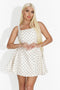 Rochie dama scurta alba Thasia Bogas