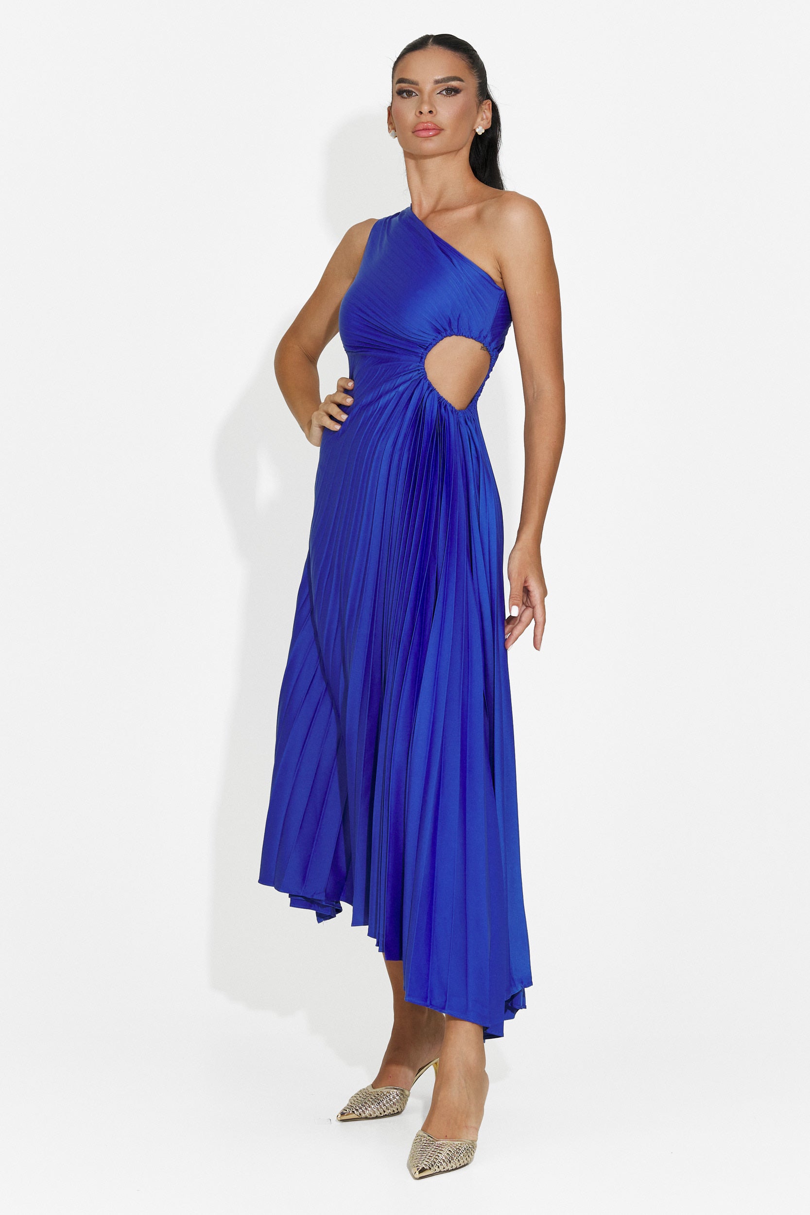 Rochie dama scurta albastra Delimia Bogas