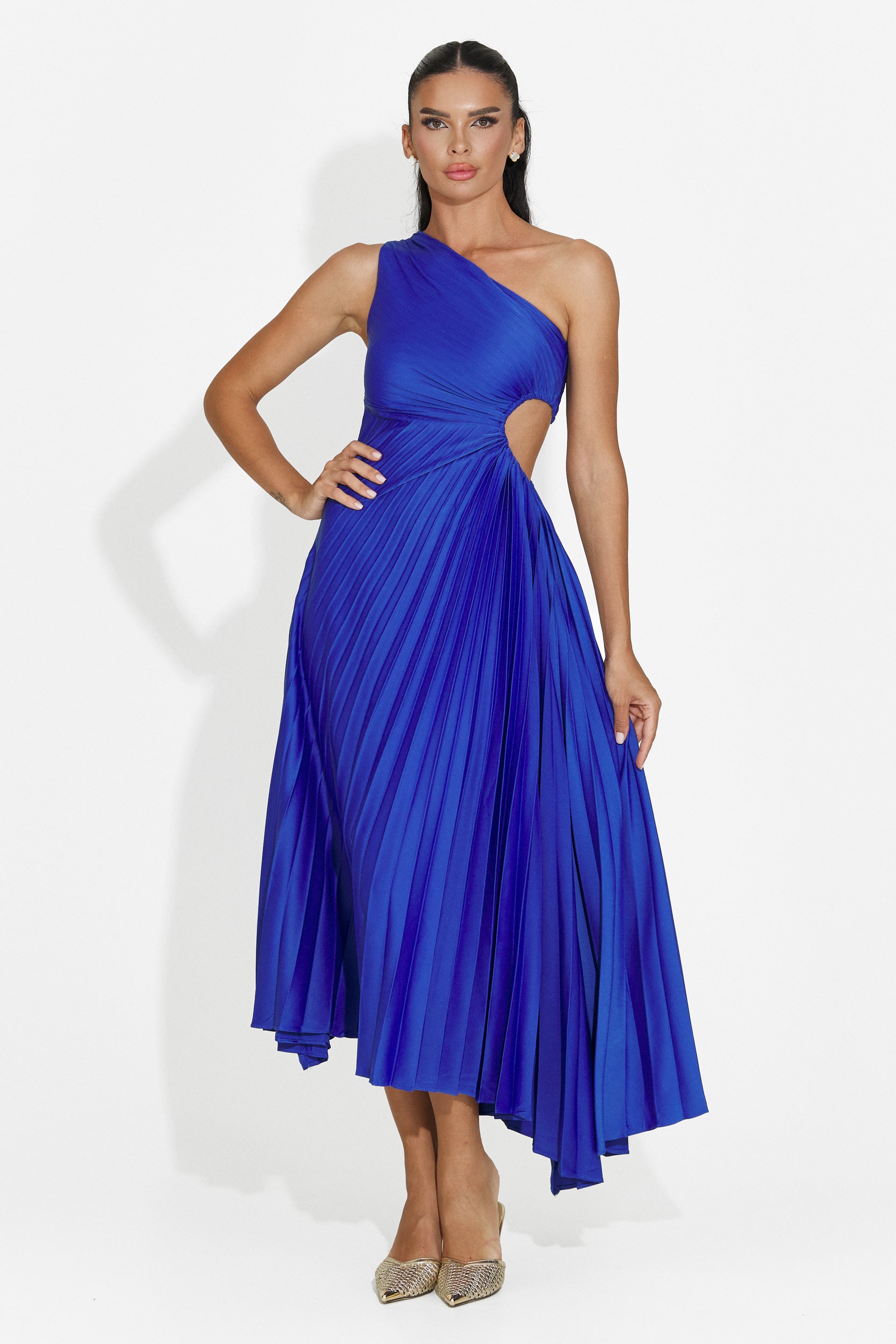 Rochie dama scurta albastra Delimia Bogas