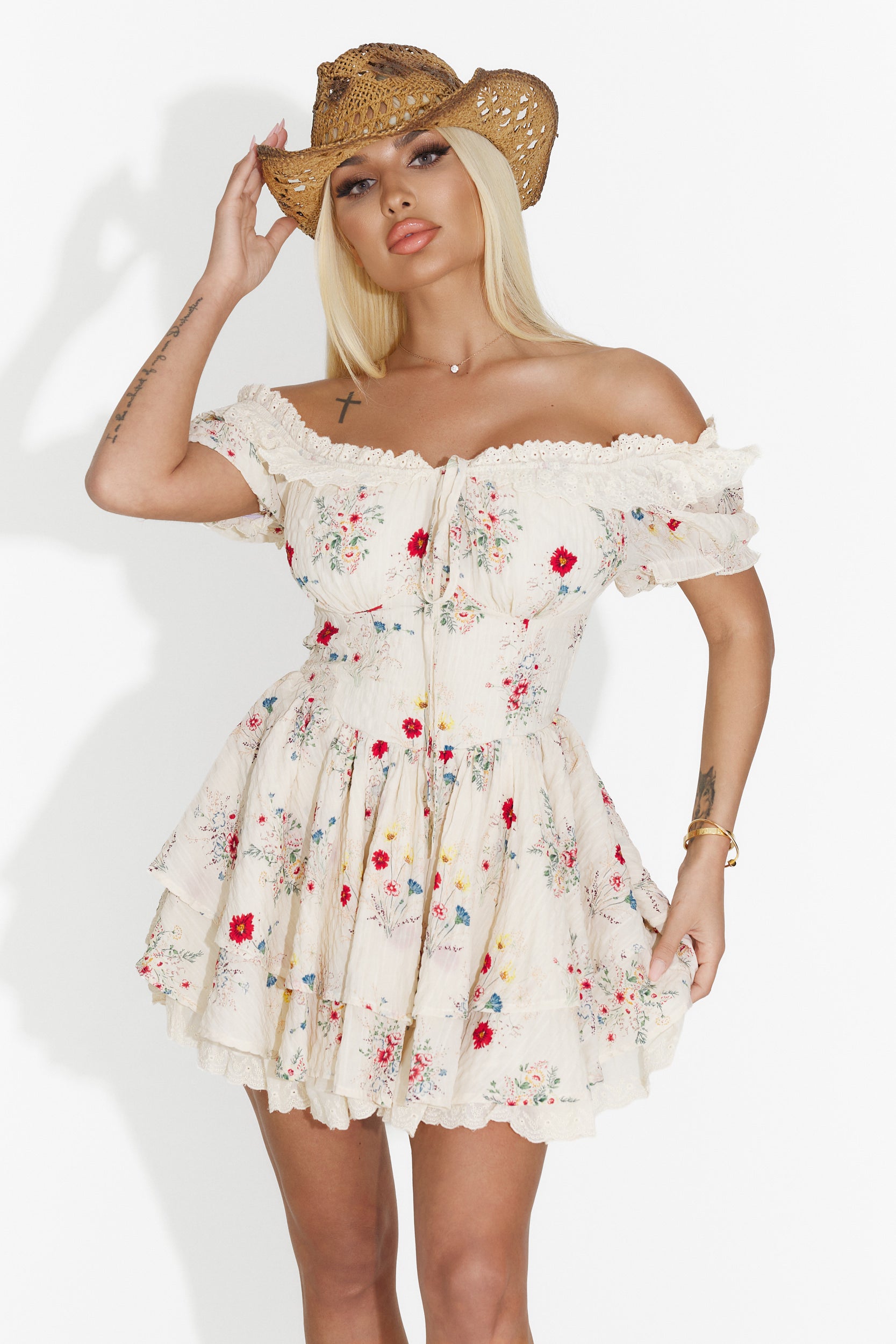 Rochie dama scurta bej Spedy Bogas