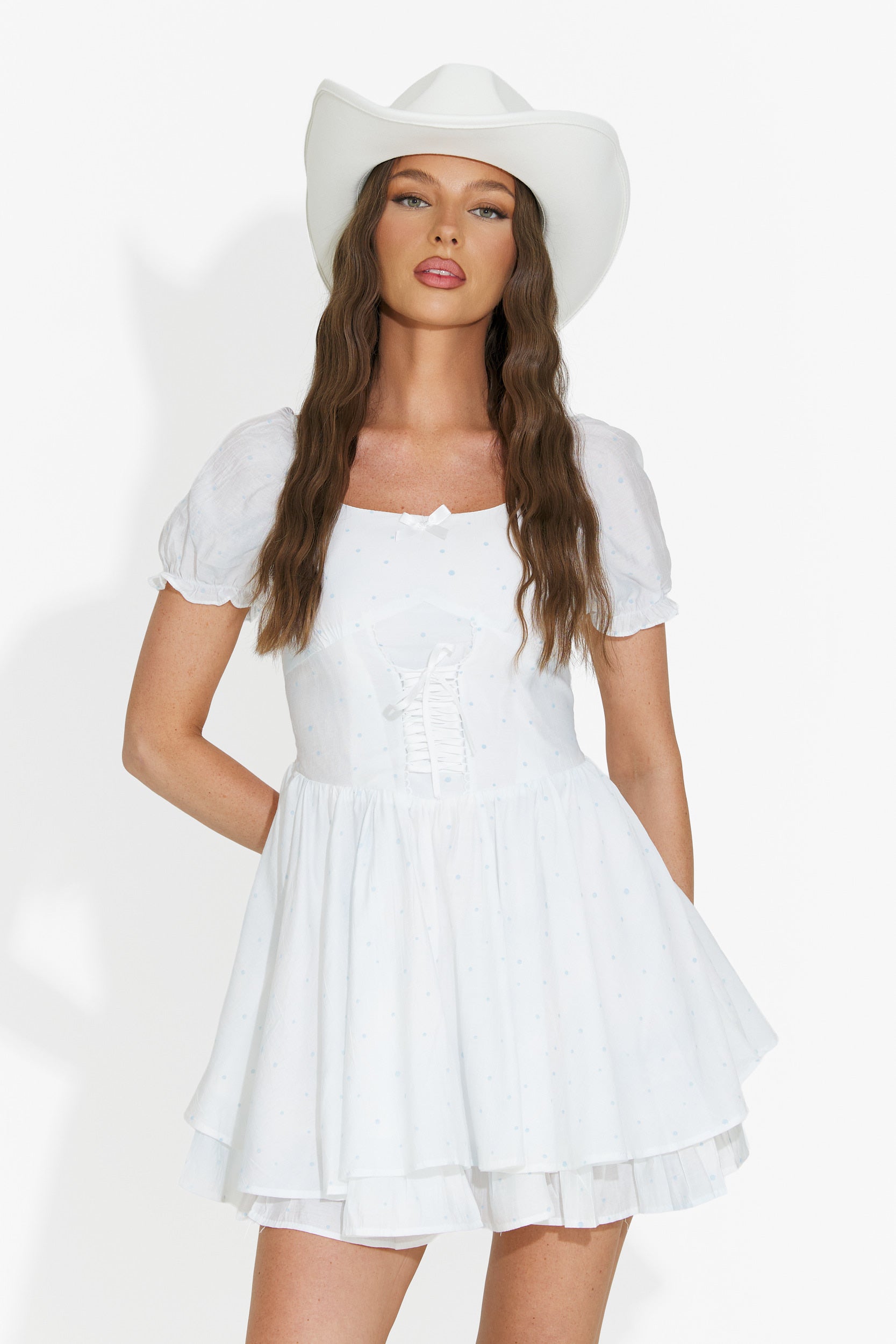 Rochie dama scurta bleu Vadis Bogas