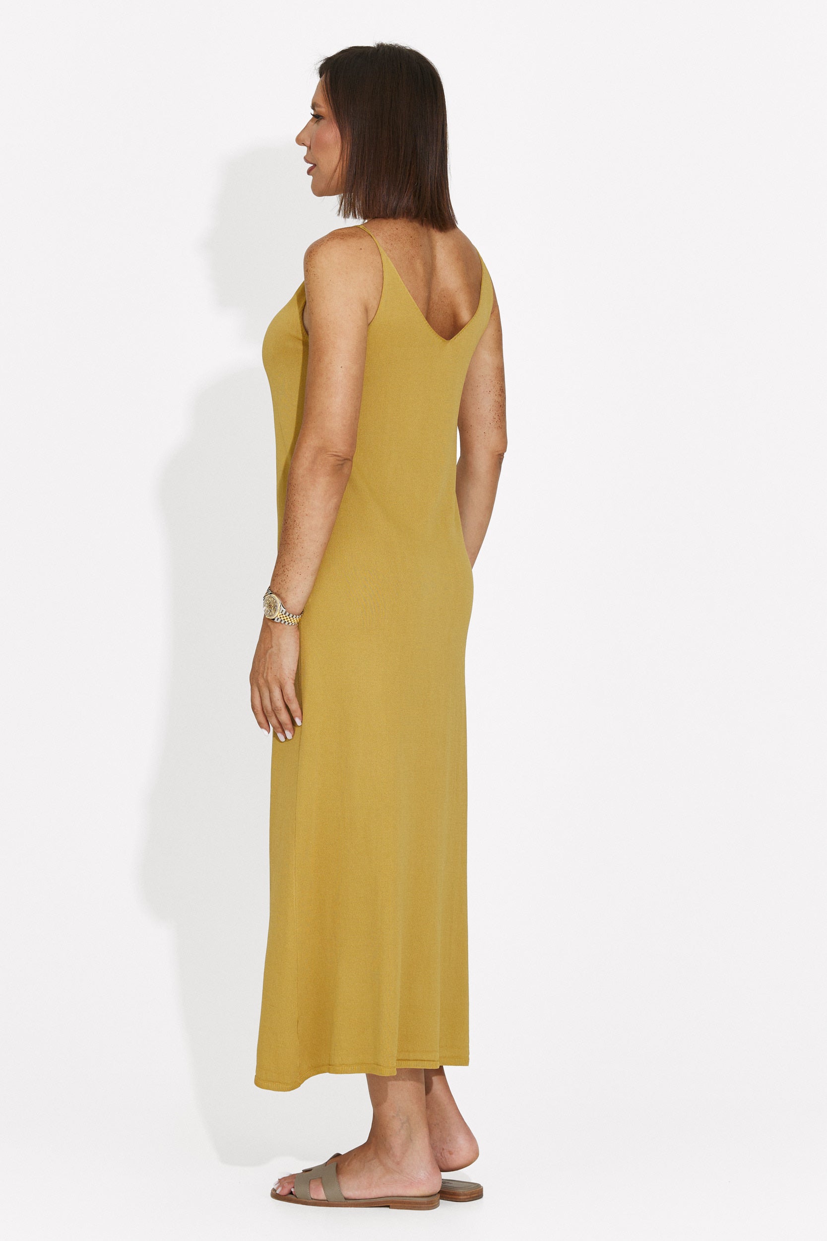 Rochie dama scurta galbena Liorna Bogas
