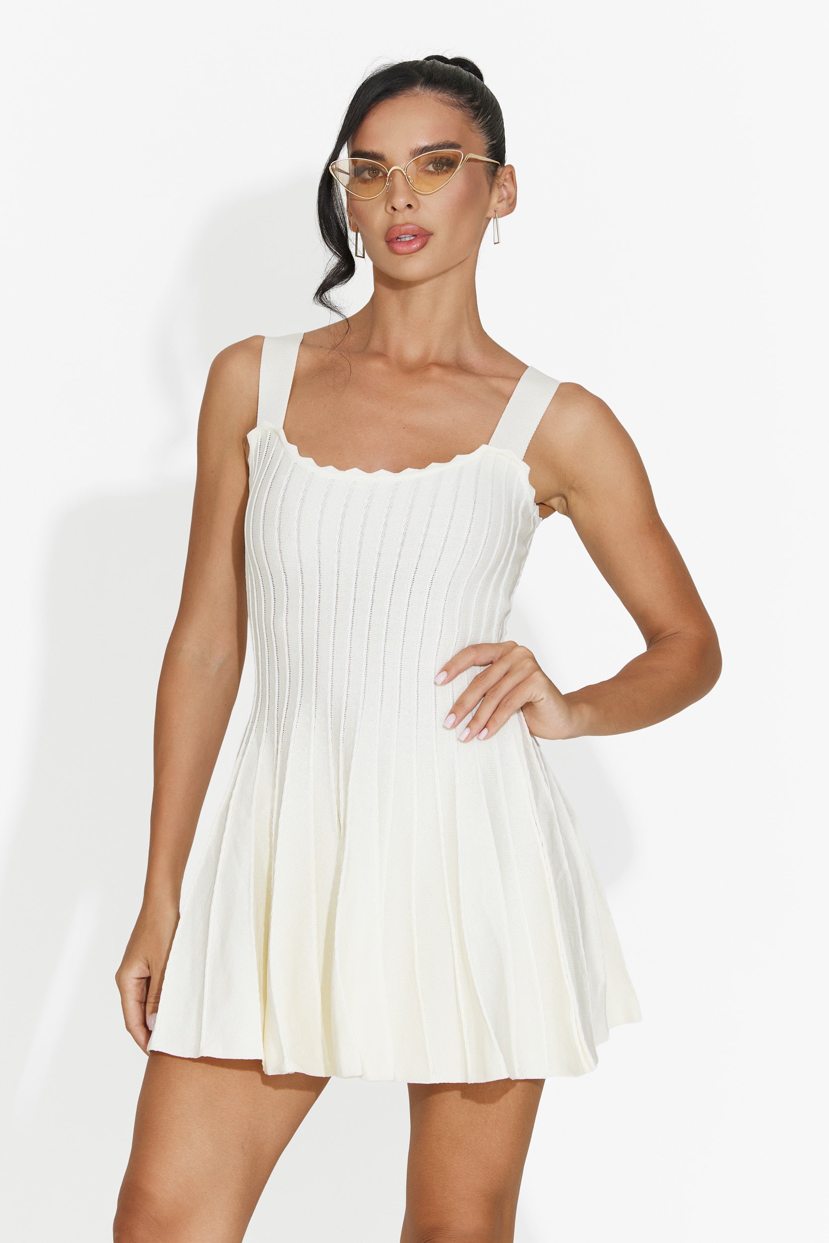 Rochie dama scurta galbena Sirinia Bogas