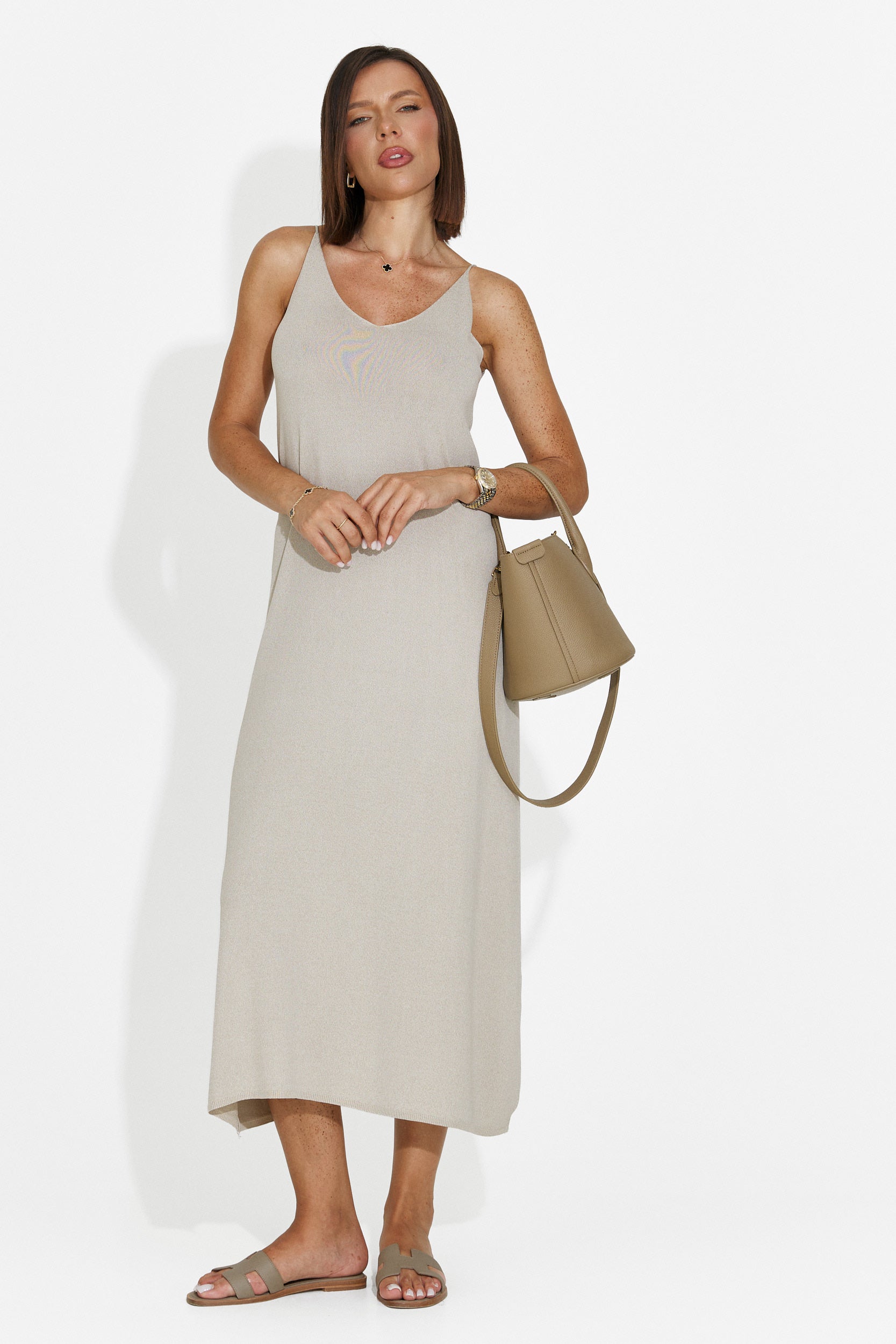 Rochie dama scurta grej Liorna Bogas