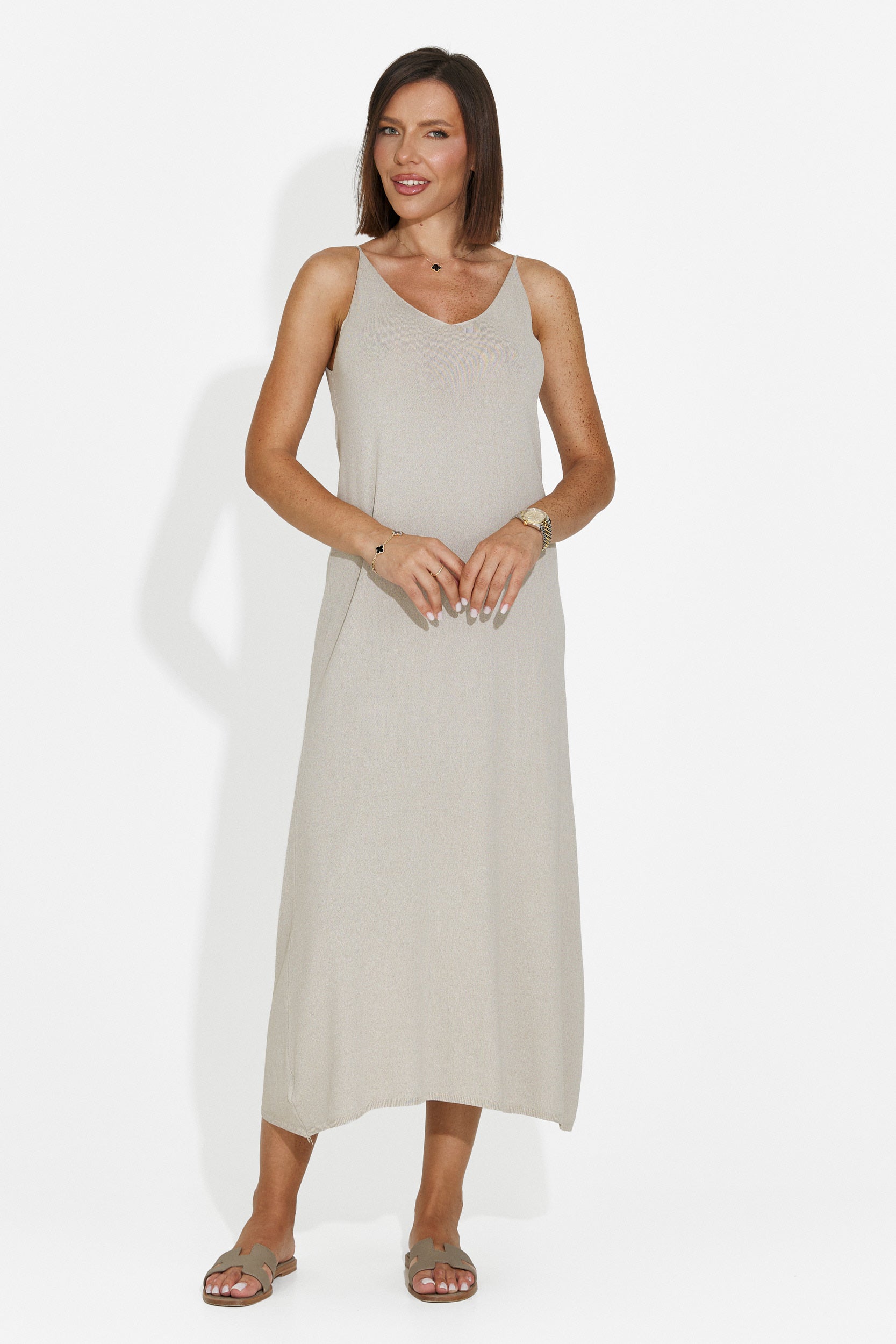 Rochie dama scurta grej Liorna Bogas