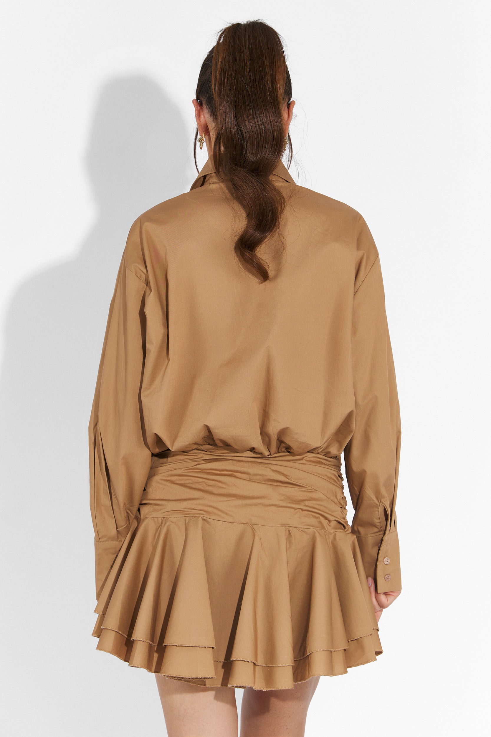 Snify Bogas Short Brown Ladies Dress