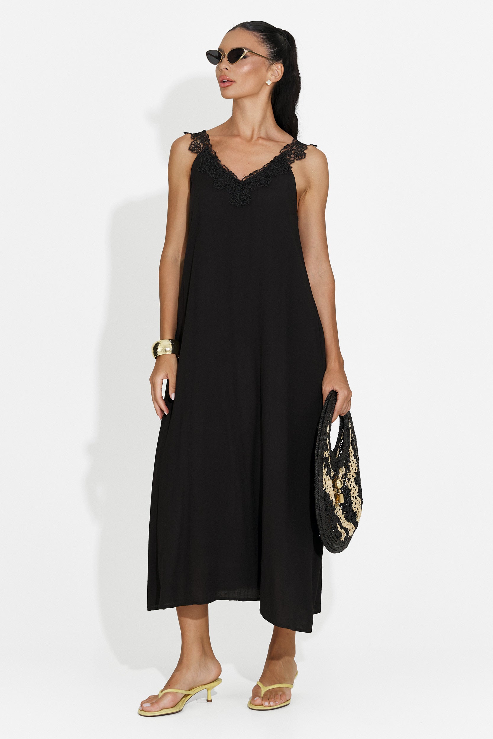 Rochie dama scurta neagra Clarinia Bogas