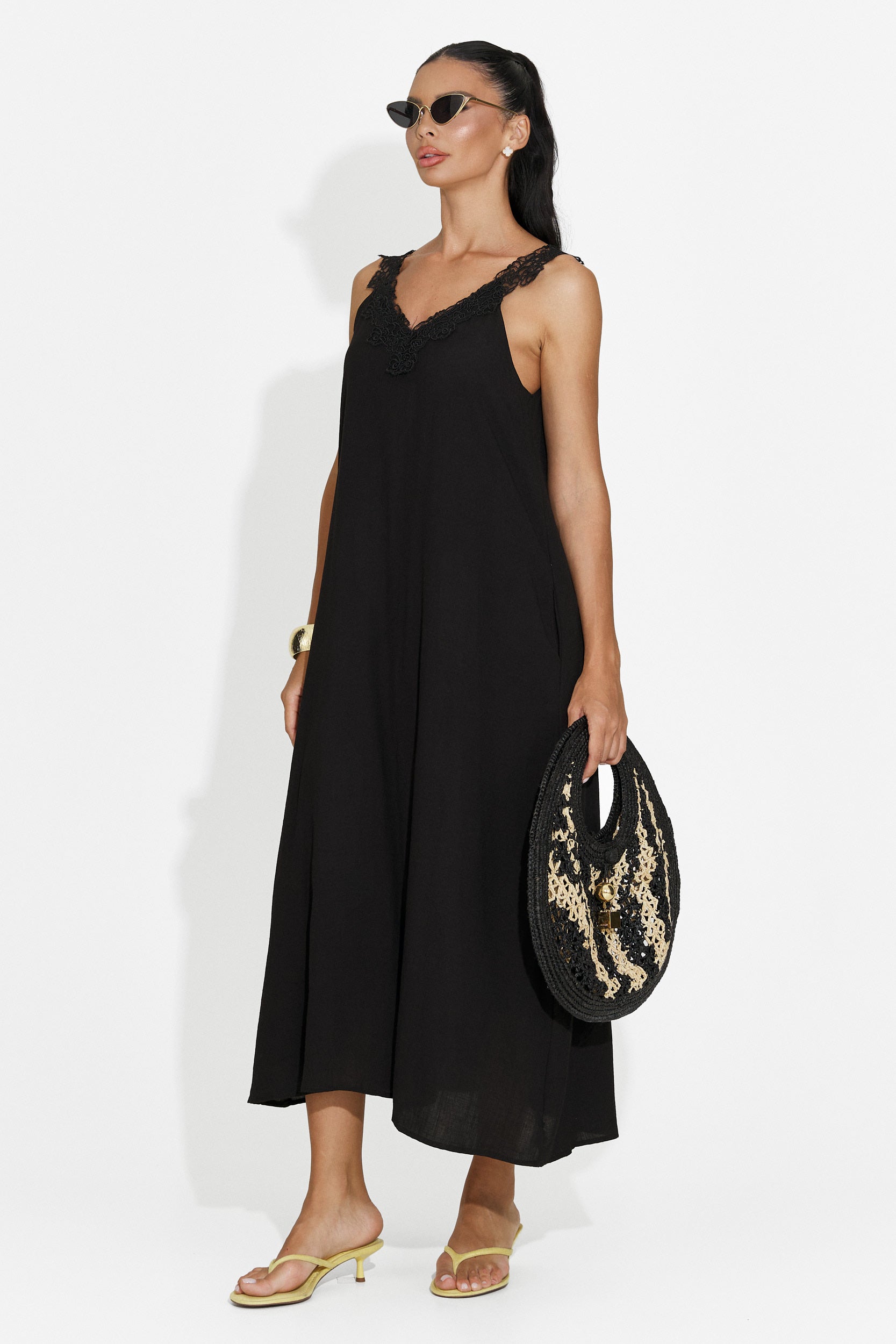 Rochie dama scurta neagra Clarinia Bogas