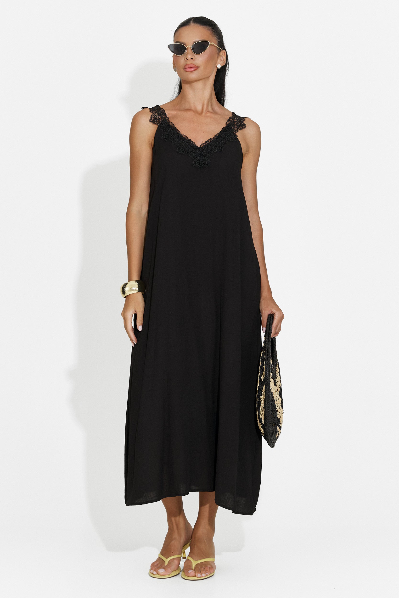 Rochie dama scurta neagra Clarinia Bogas