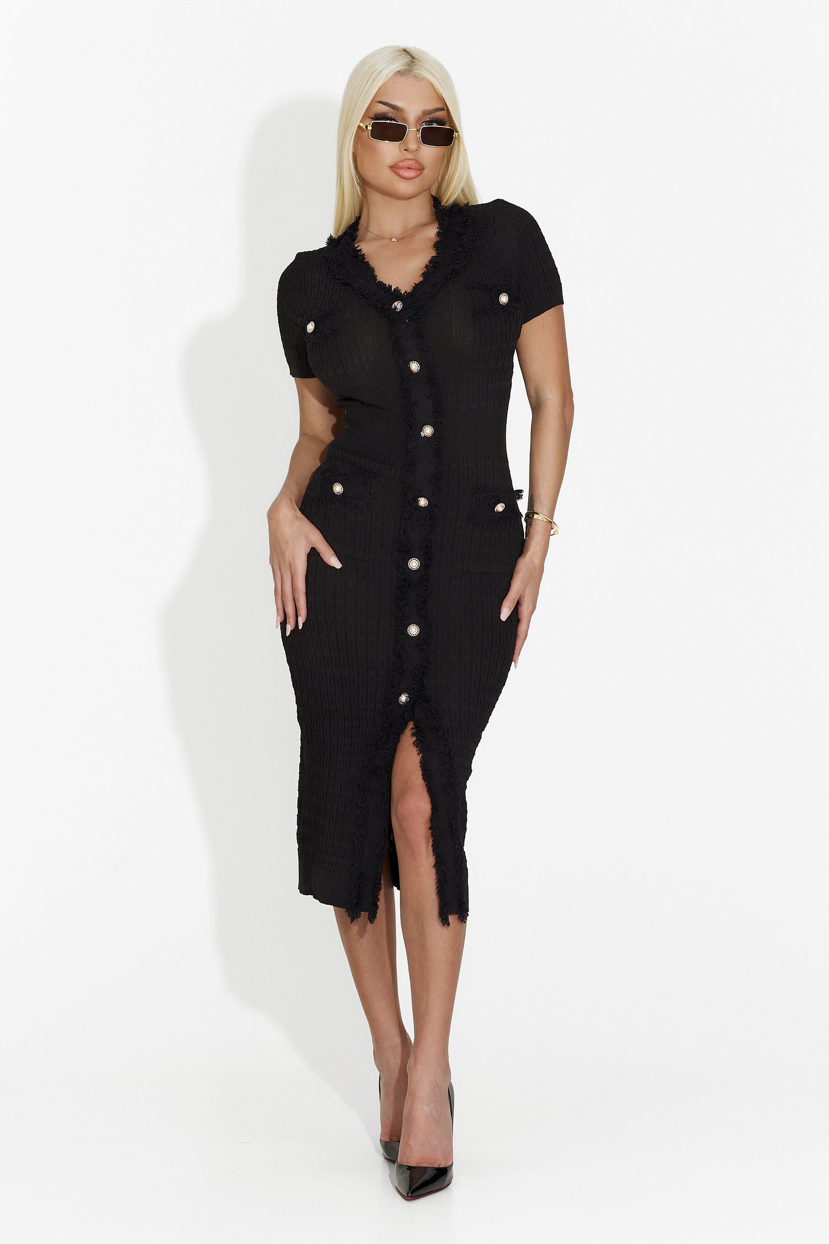 Rochie dama scurta neagra Dremy Bogas