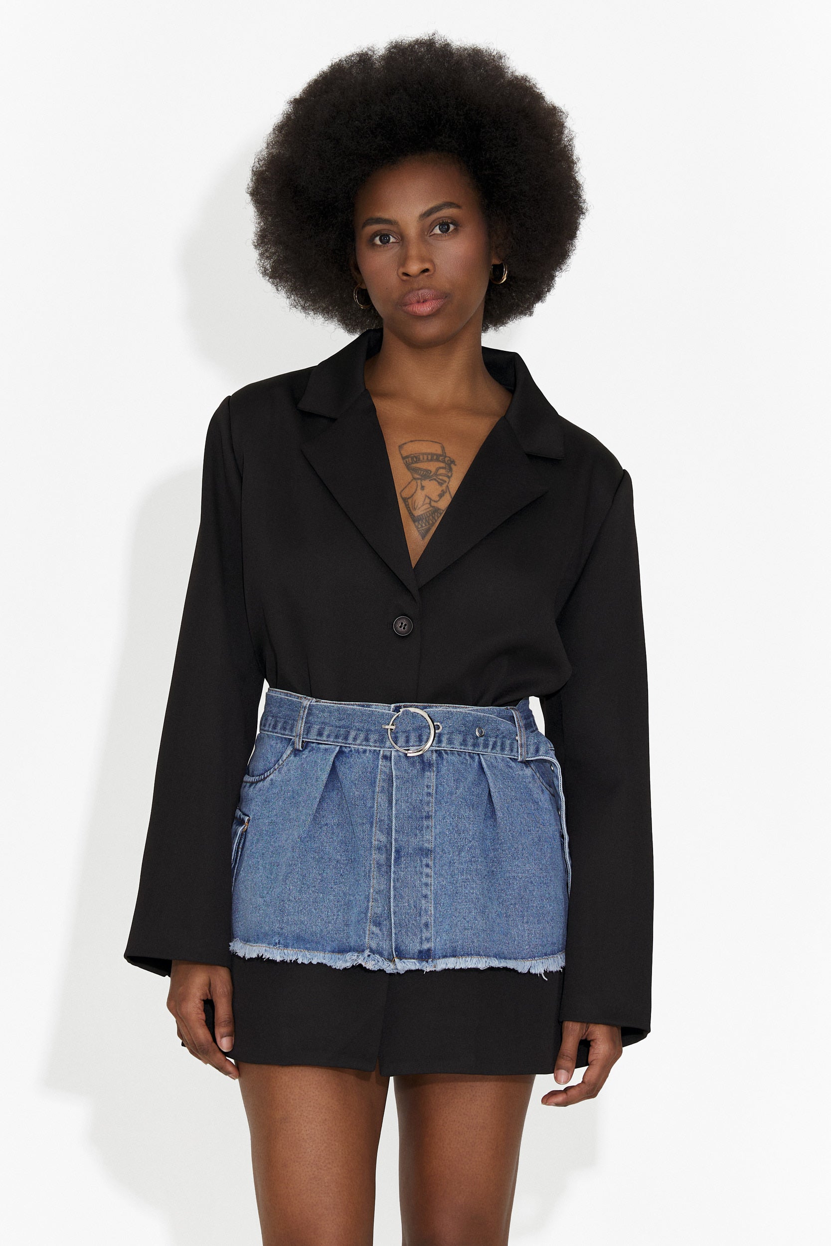 Rochie dama scurta neagra Izadora Bogas