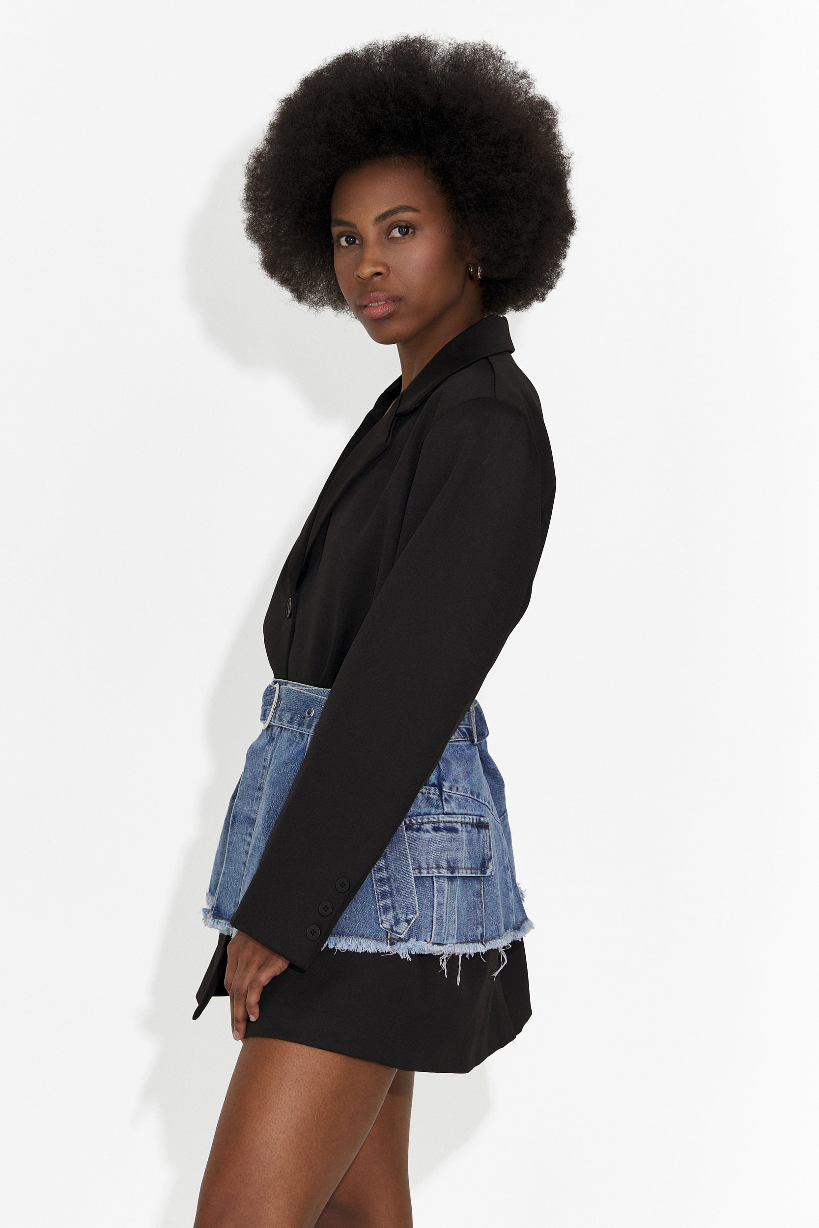 Rochie dama scurta neagra Izadora Bogas