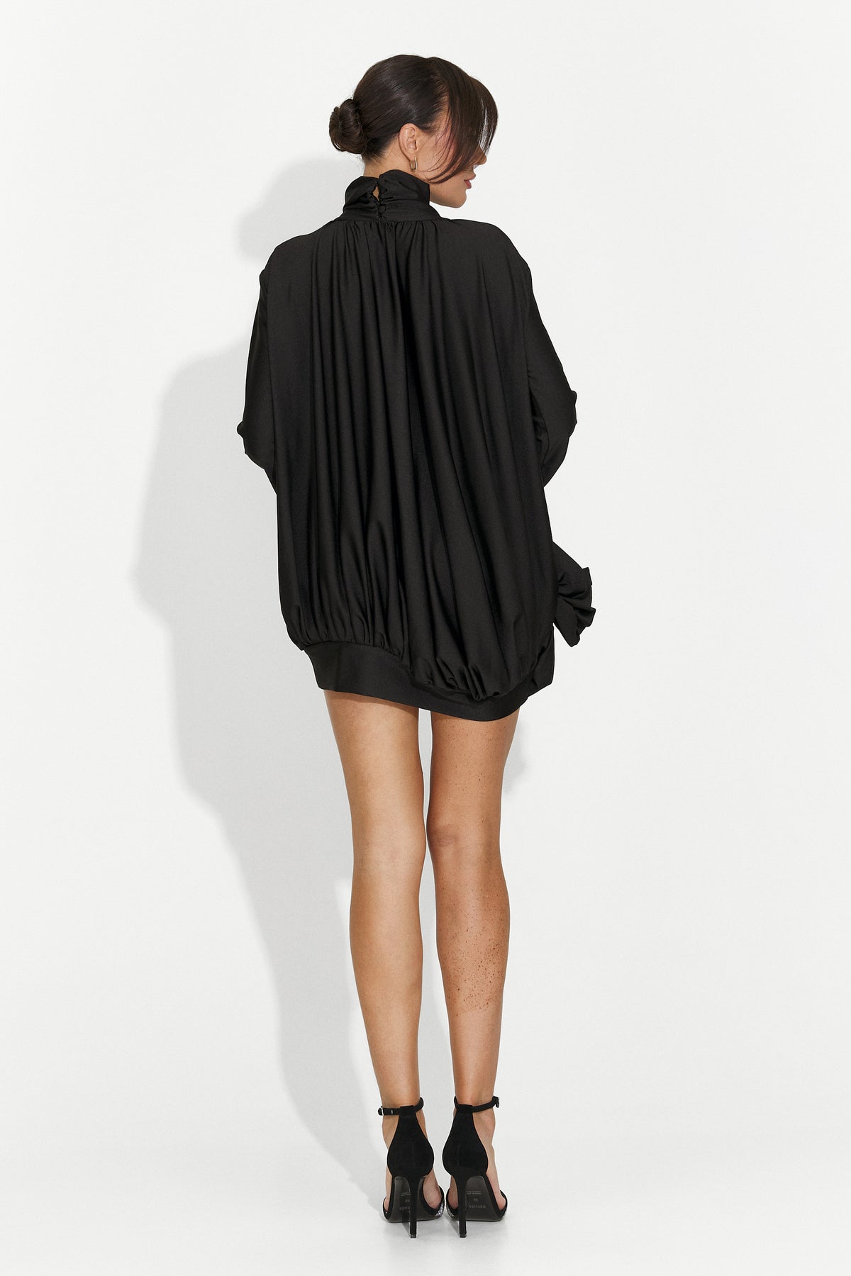 Rochie dama scurta neagra Viardo Bogas, imaginea 7 din 8