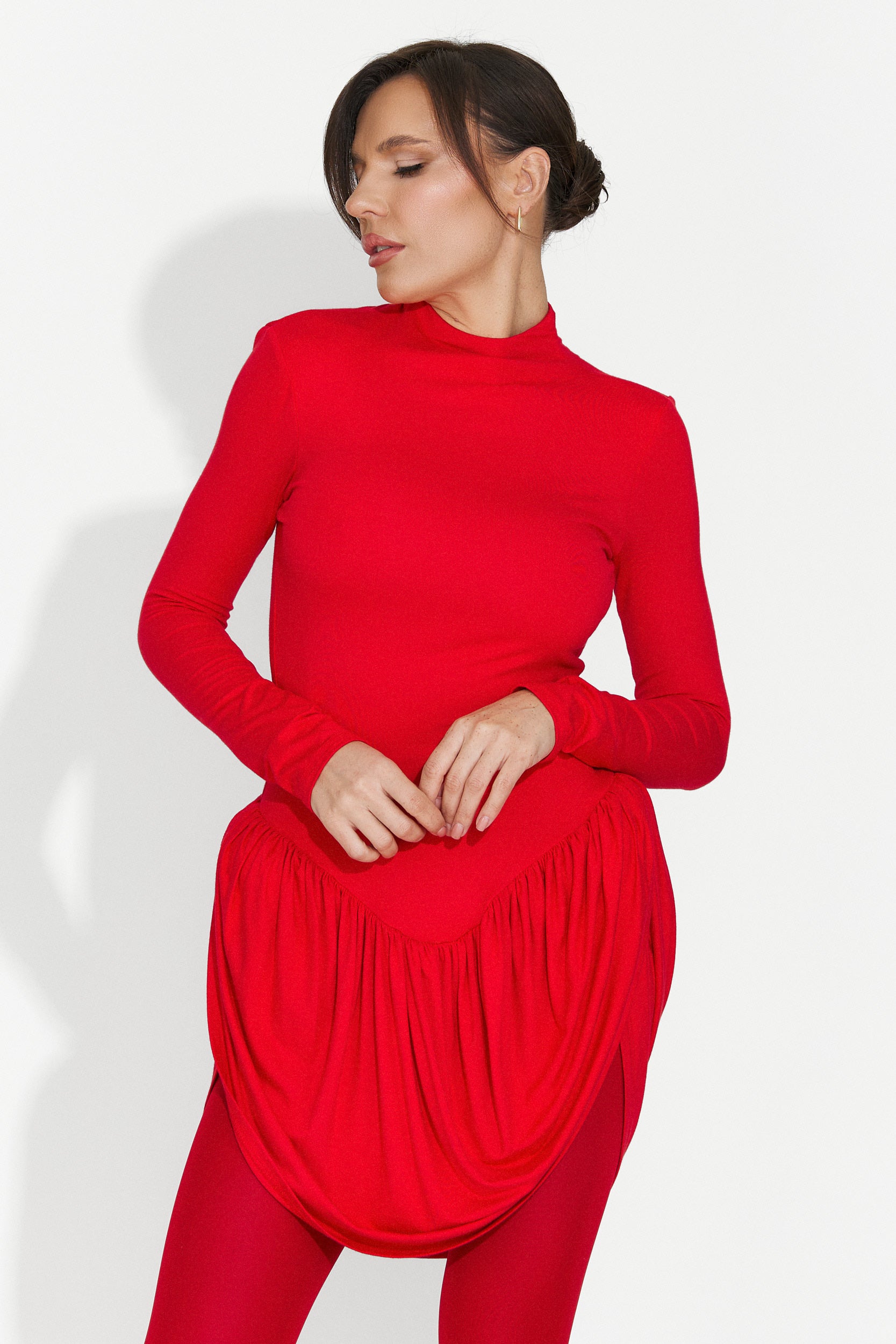 Rochie dama scurta rosie Valese Bogas