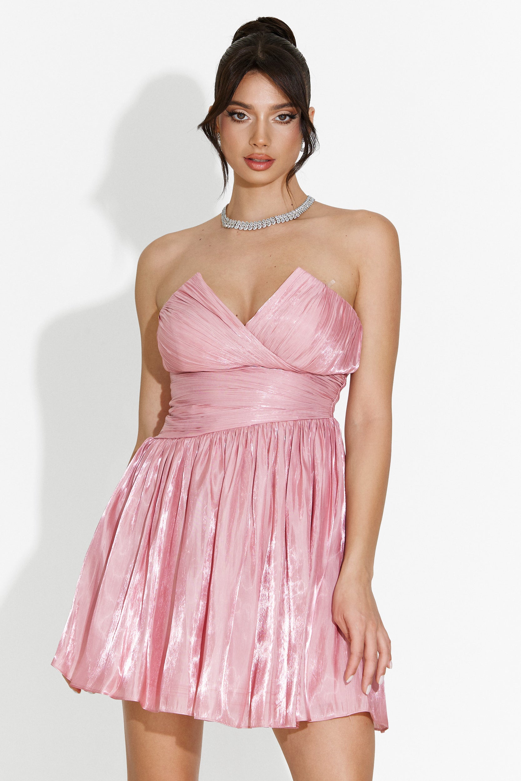 Ziora Bogas Short Pink Ladies Dress