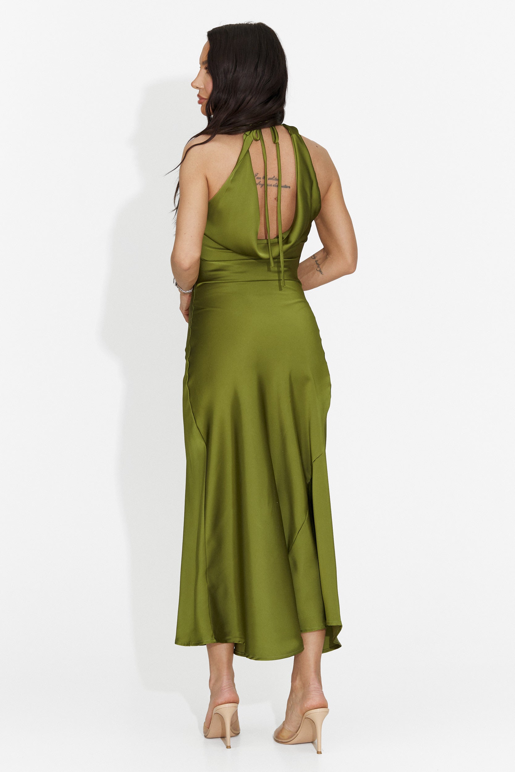 Rochie dama scurta verde Fabiama Bogas