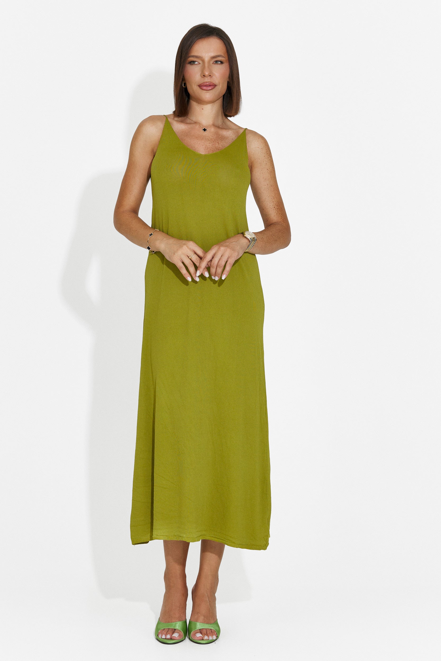 Rochie dama scurta verde Liorna Bogas