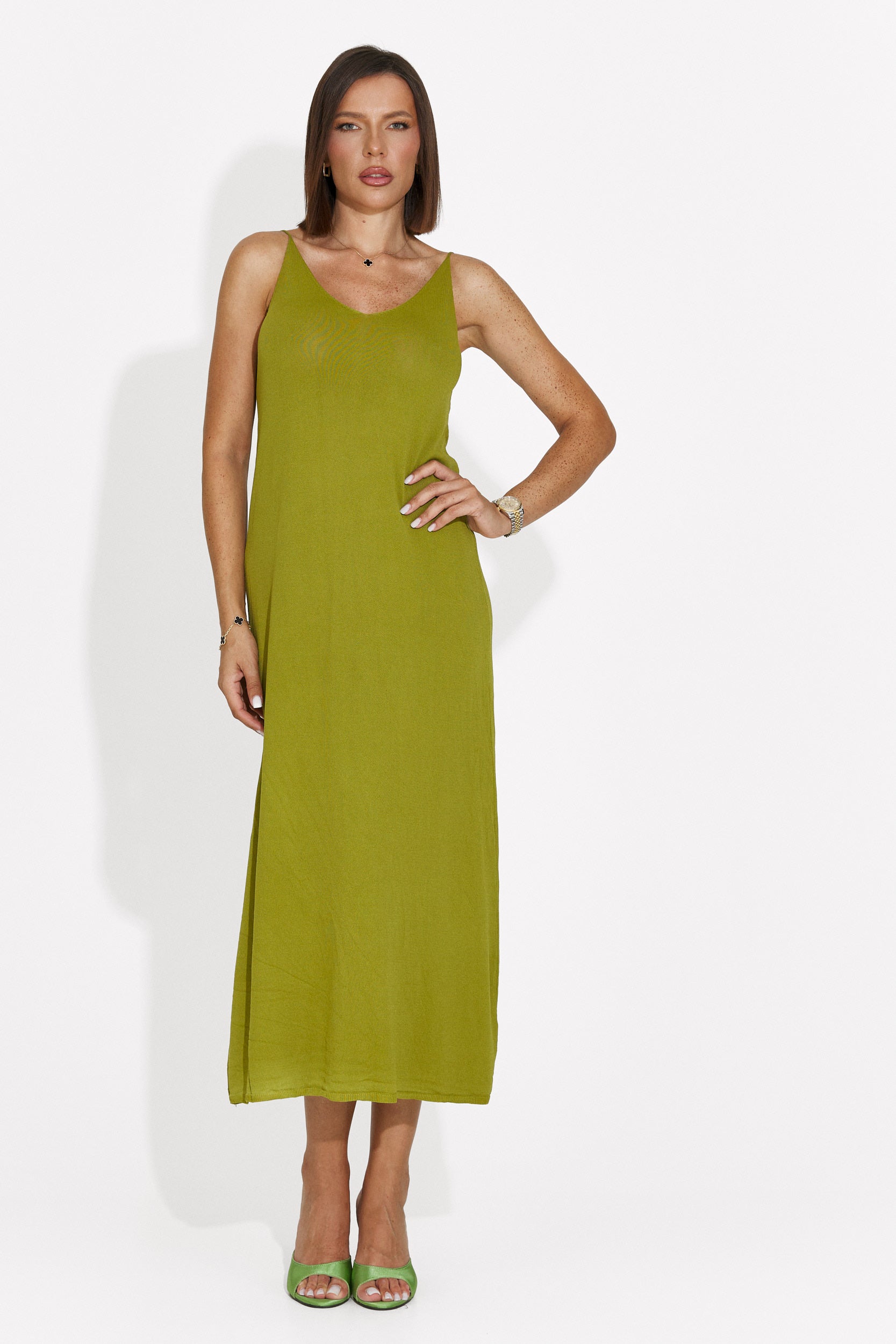 Rochie dama scurta verde Liorna Bogas