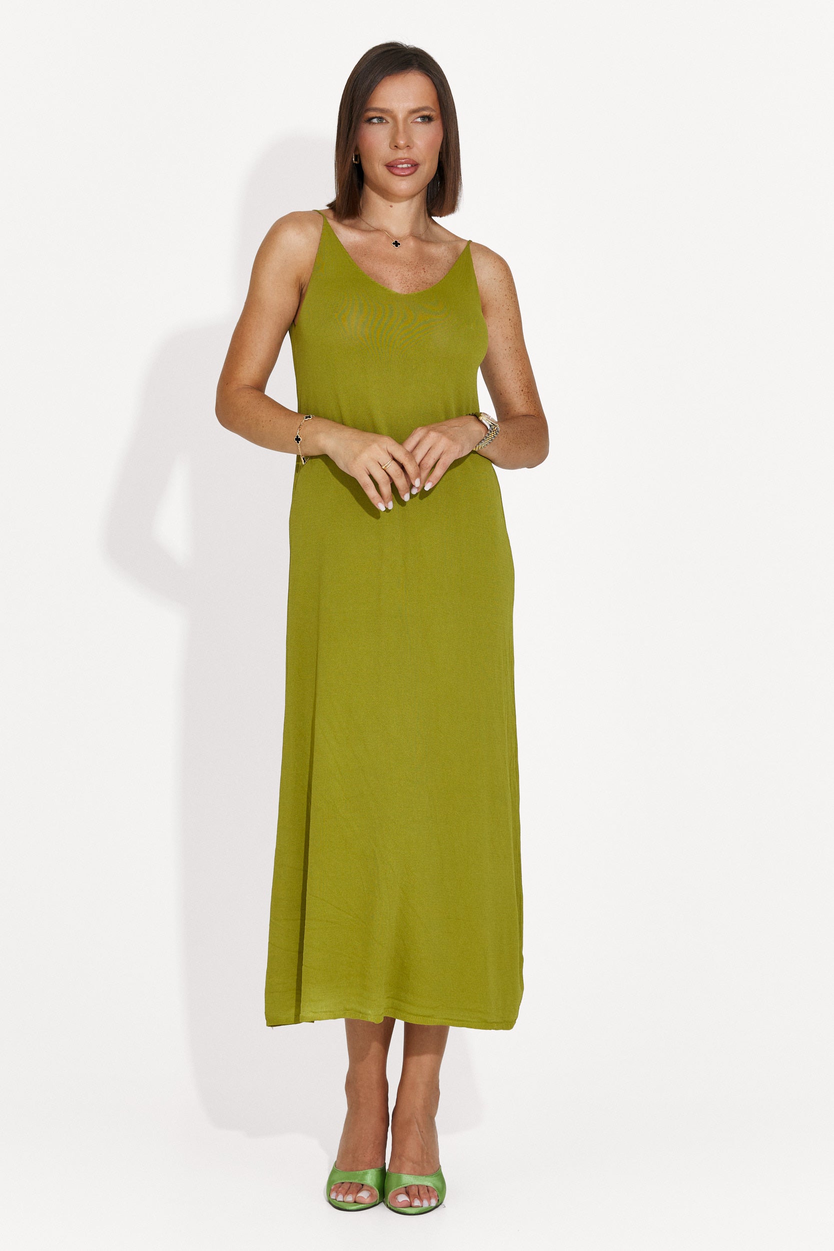 Rochie dama scurta verde Liorna Bogas