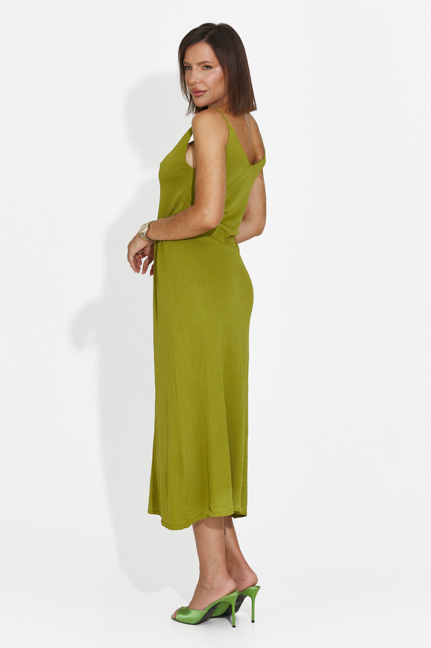 Rochie dama scurta verde Liorna Bogas