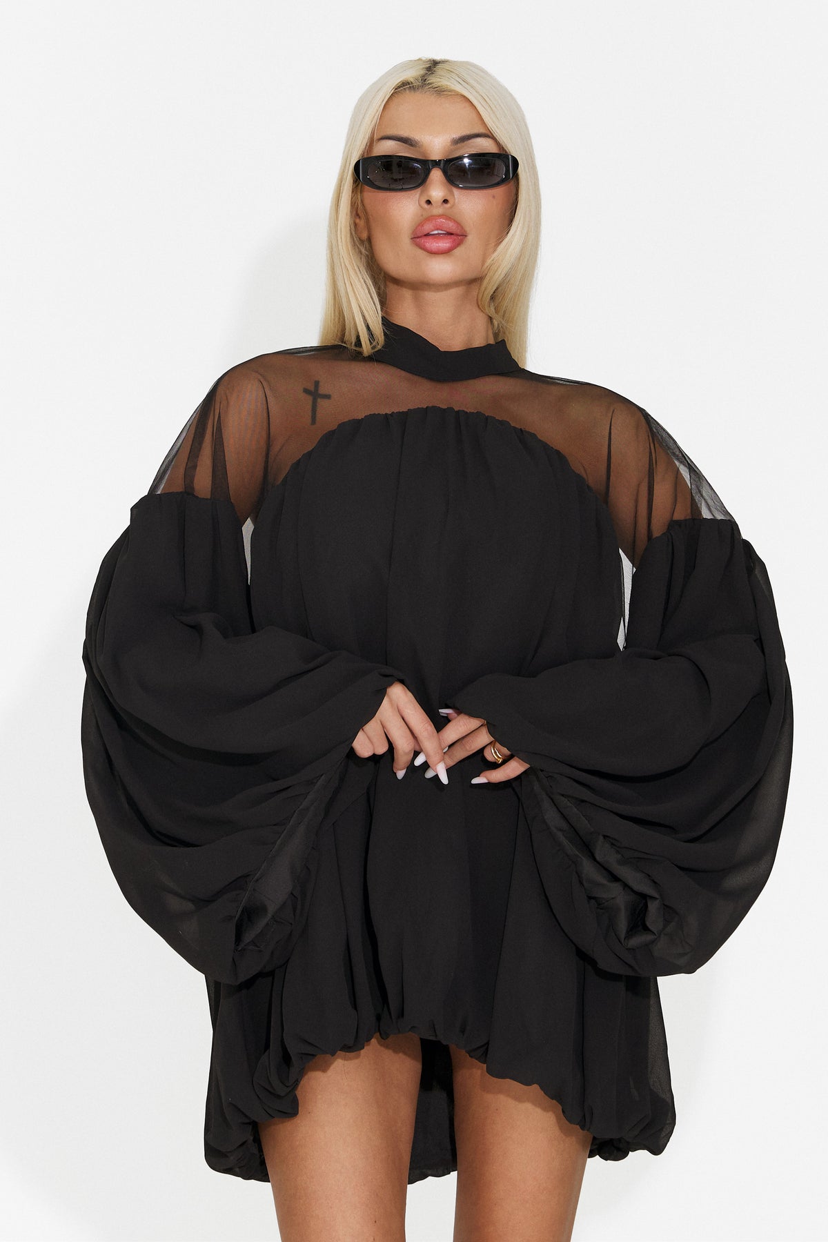 Rochie eleganta neagra Flsiaeria Bogas