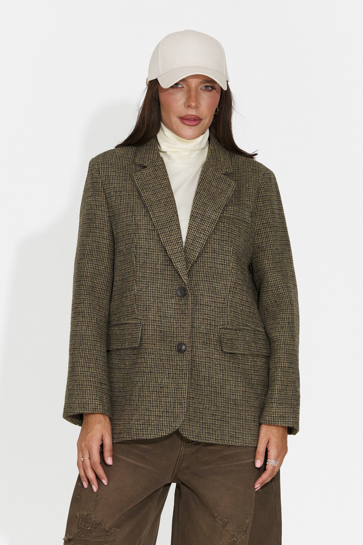 Sacou casual verde Elavaroria Bogas