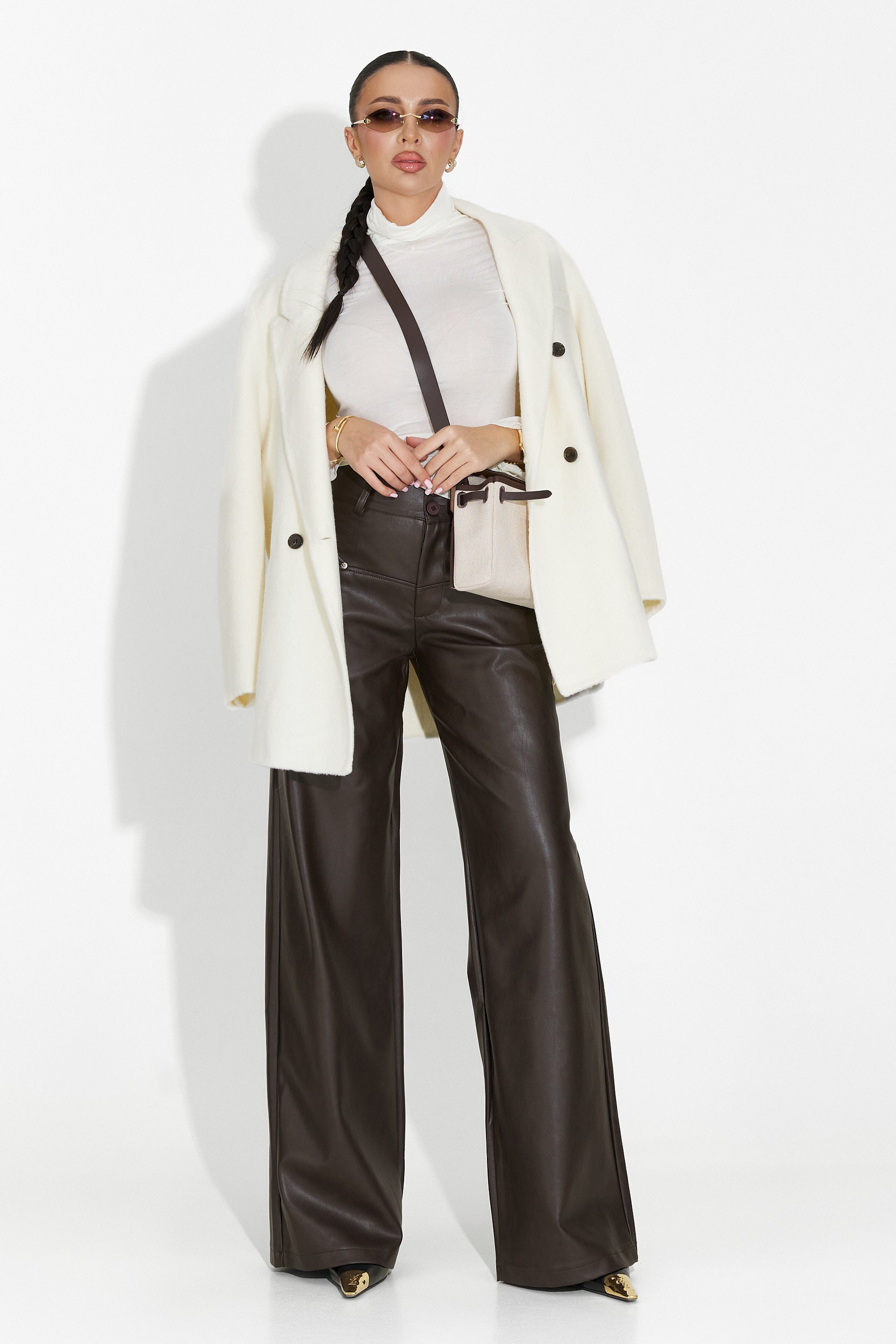 Sacou dama elegant bej Novelia Bogas