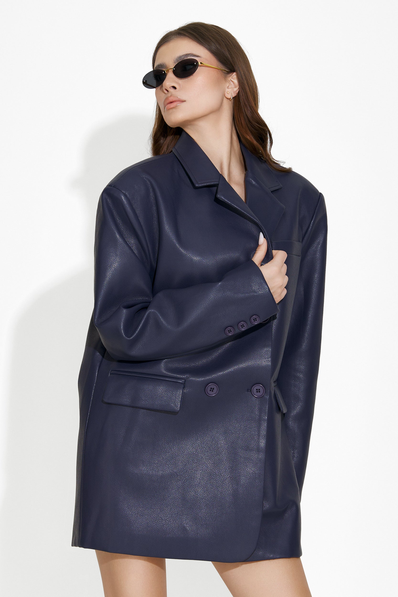 Elegant navy blue ladies blazer Midisa Bogas