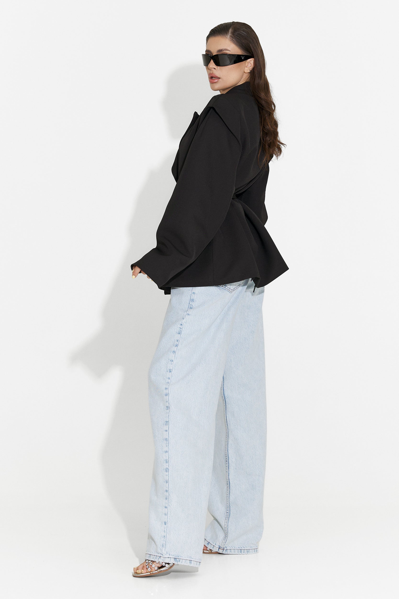 Sacou dama elegant negru Ariah Bogas