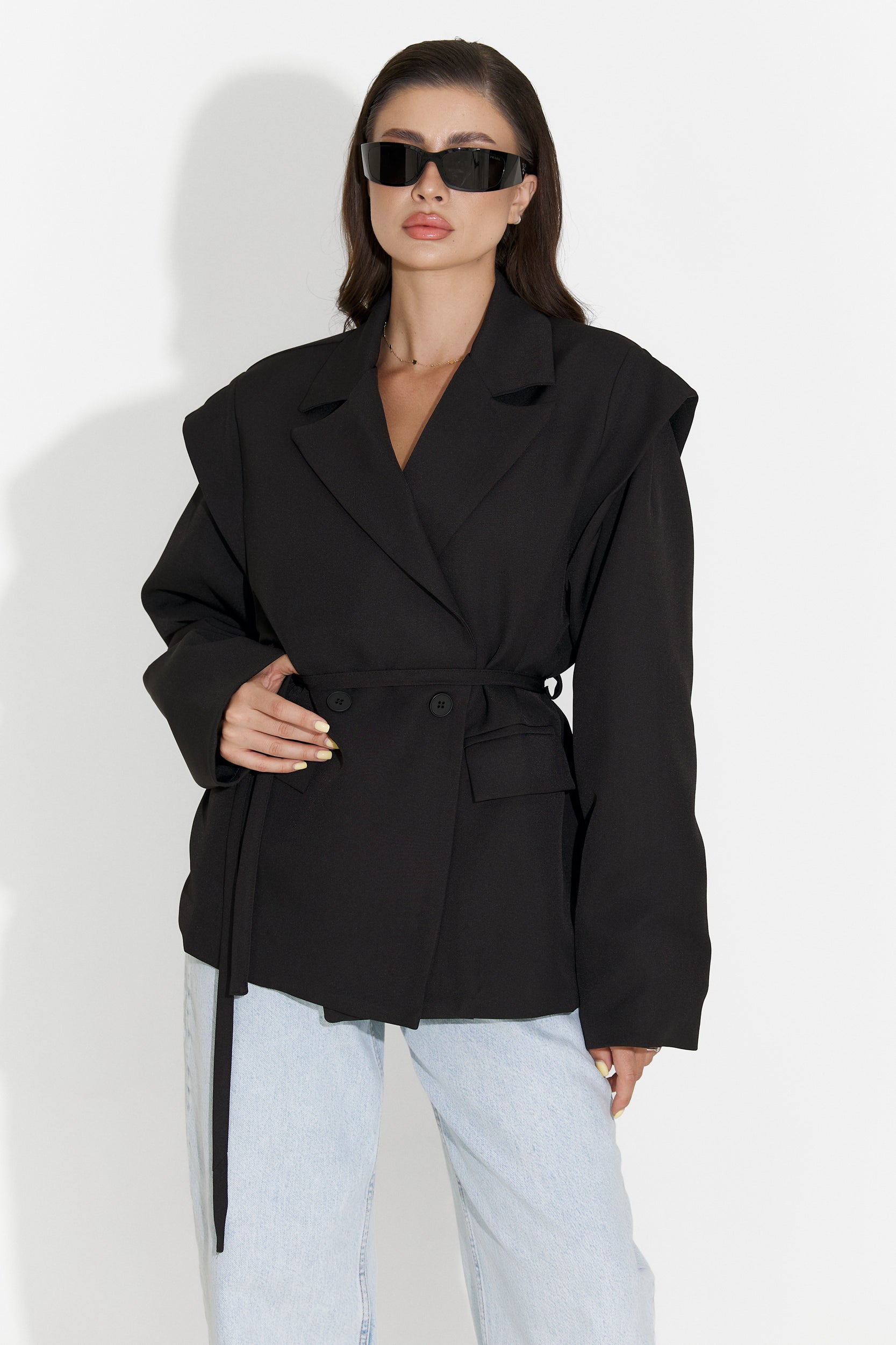 Sacou dama elegant negru Ariah Bogas