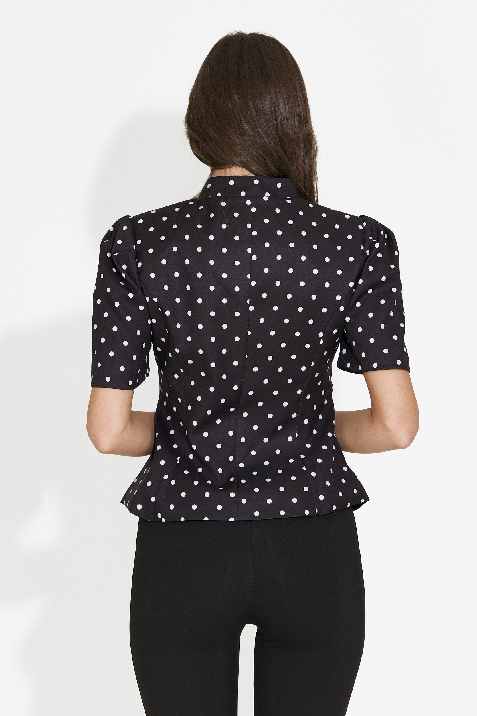 Sacou dama elegant negru Jaylena Bogas