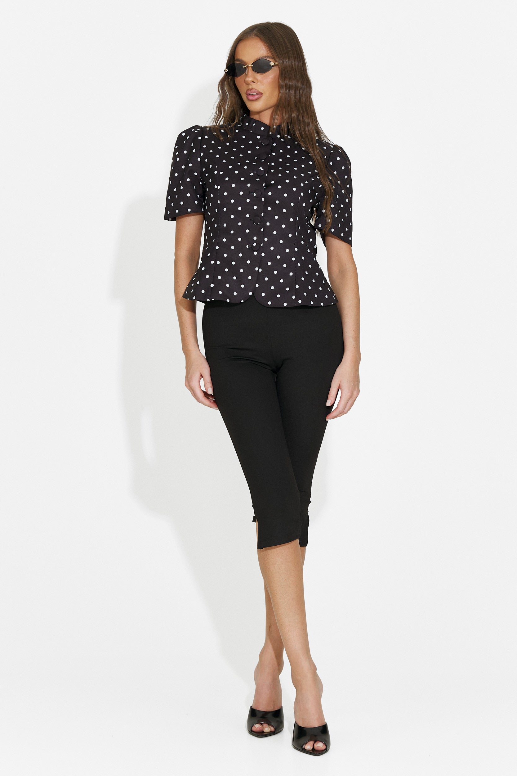 Sacou dama elegant negru Jaylena Bogas