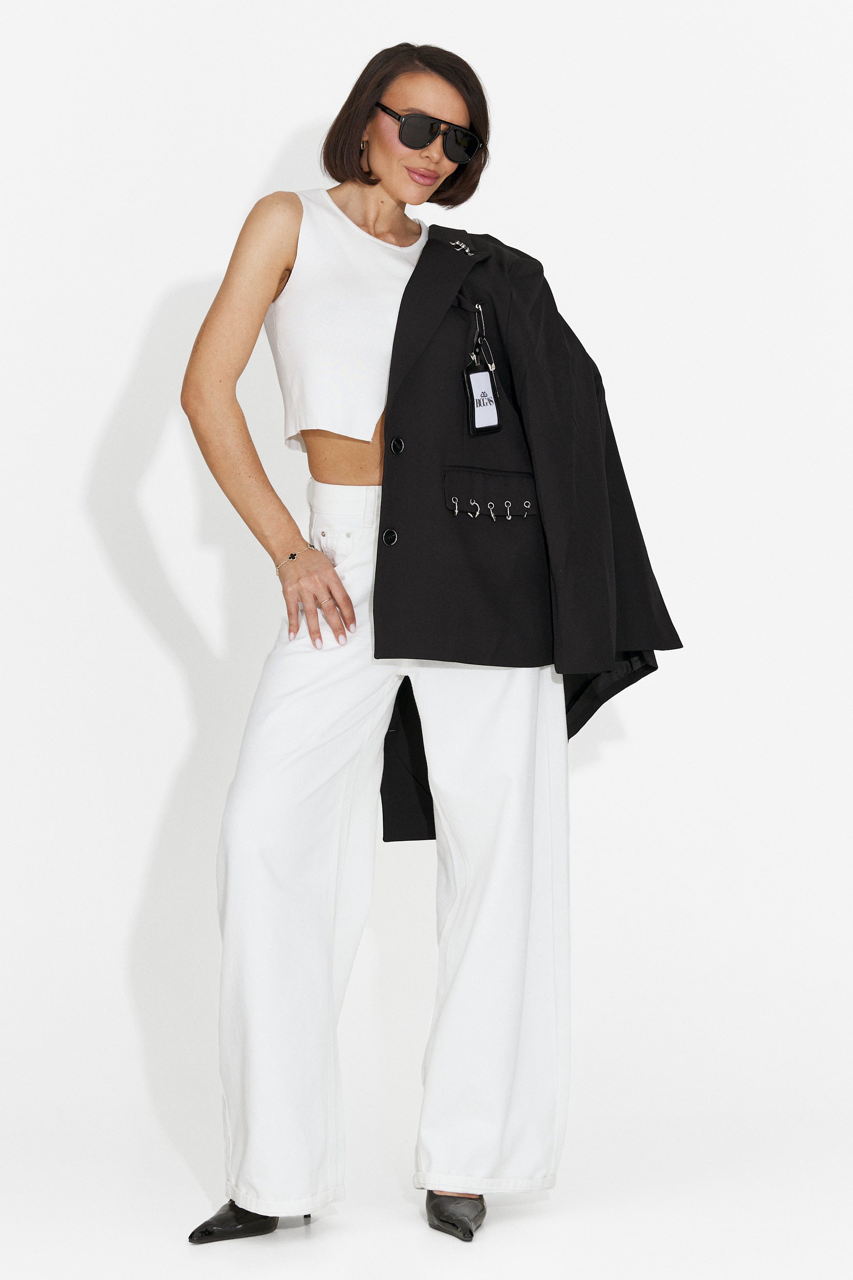 Sacou dama elegant negru Vices Bogas