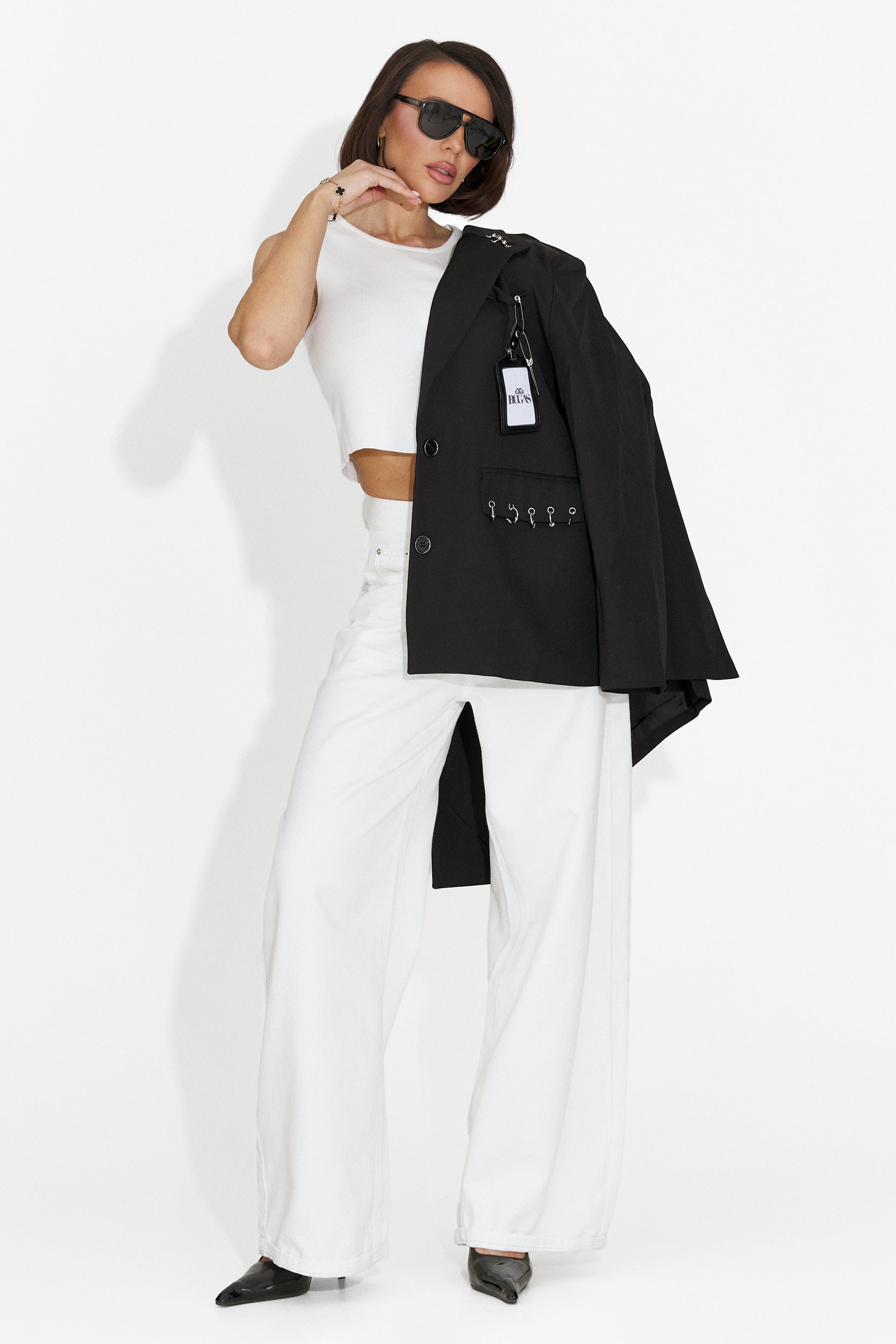 Sacou dama elegant negru Vices Bogas
