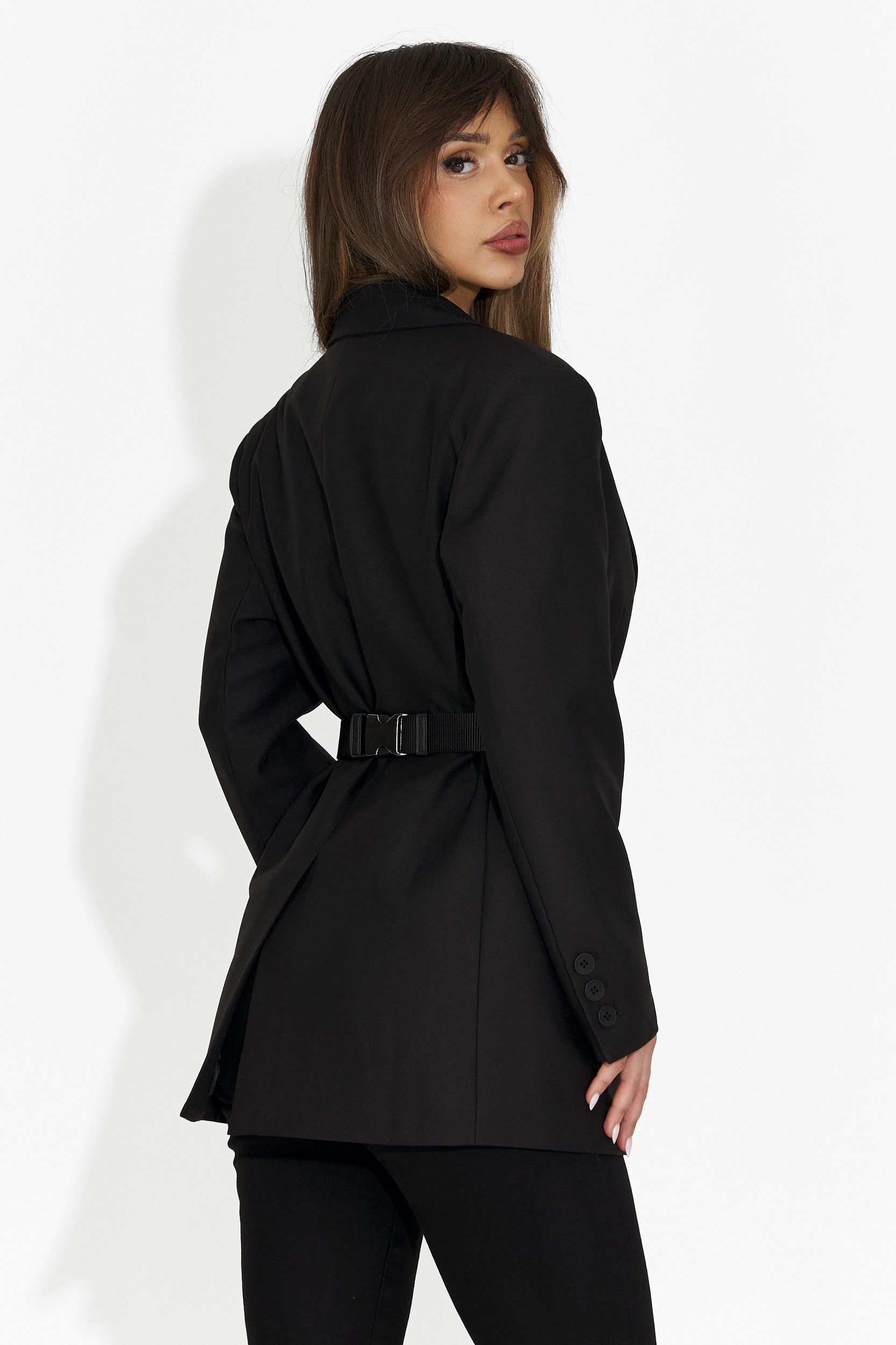 Sacou dama elegant negru Zoira Bogas