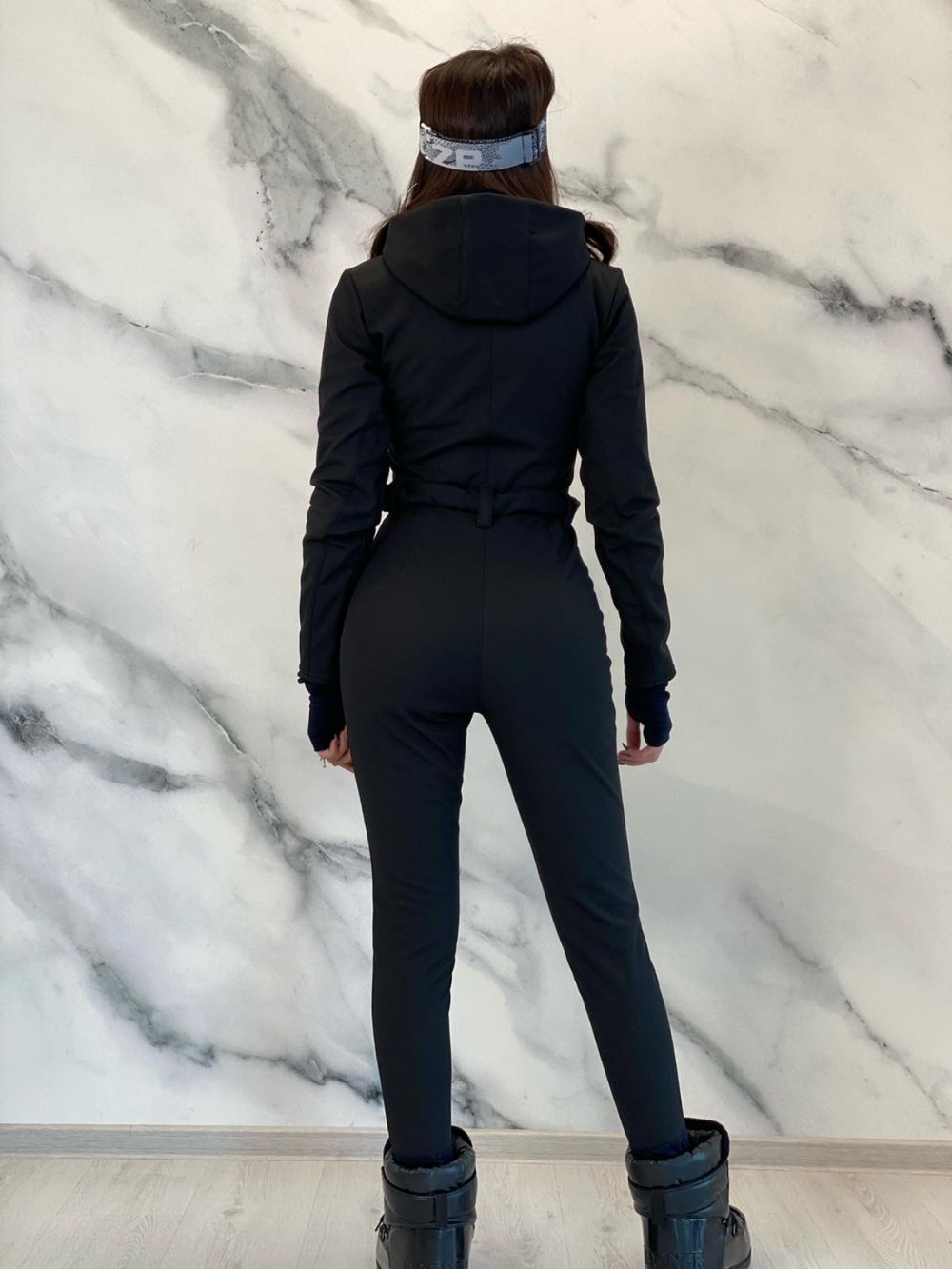 Salopeta ski casual neagra Anodys Bogas