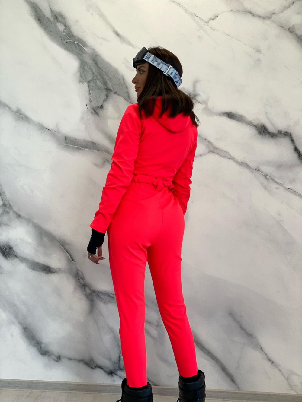 Salopeta ski casual portocalie Anodys Bogas