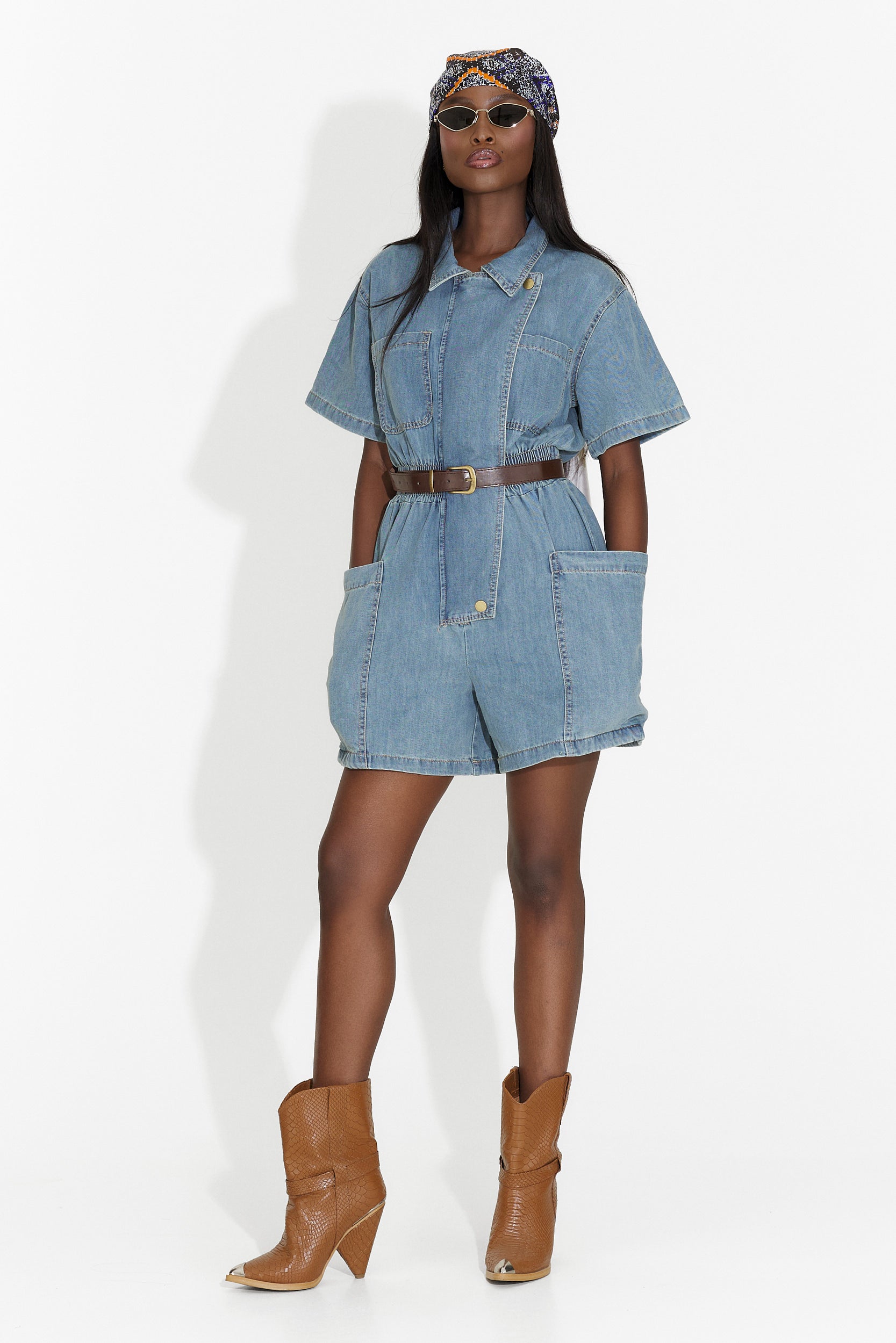 Salopeta dama casual bleu Scalet Bogas