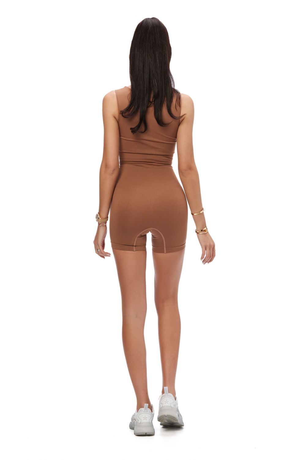 Salopeta dama casual modelatoare maro Grienfild Bogas